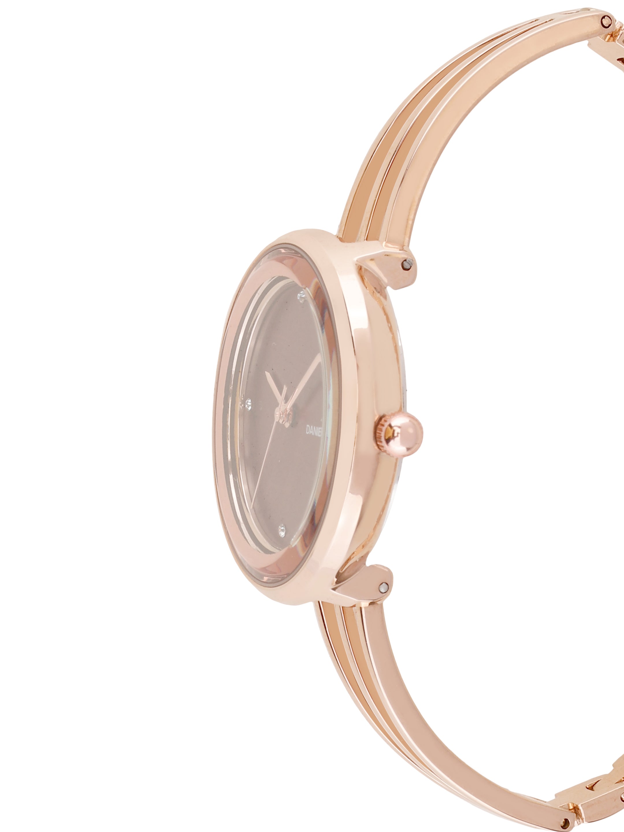 Mint green round shape watch for women- DK.1.14290-3