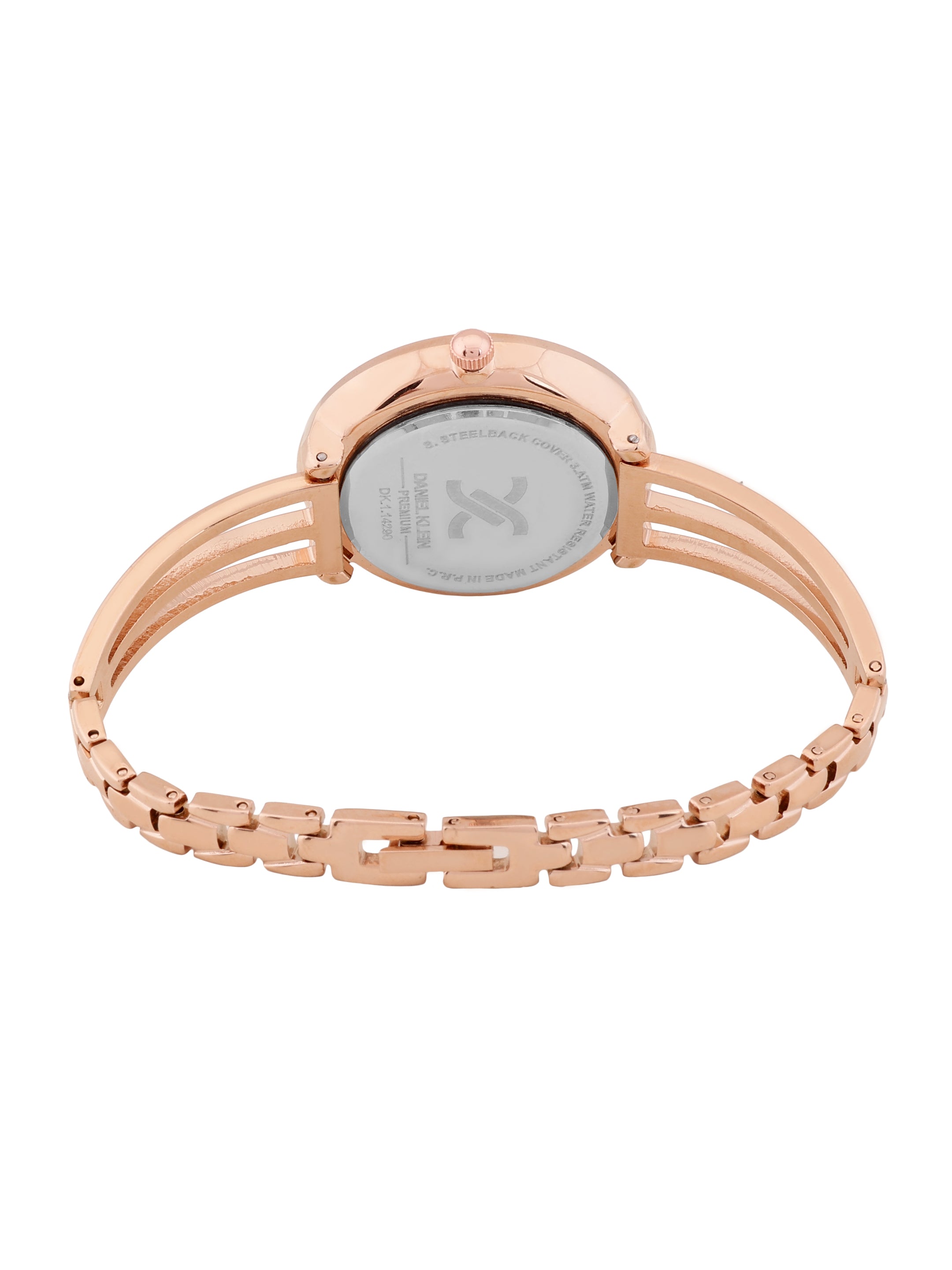 Mint green round shape watch for women- DK.1.14290-3