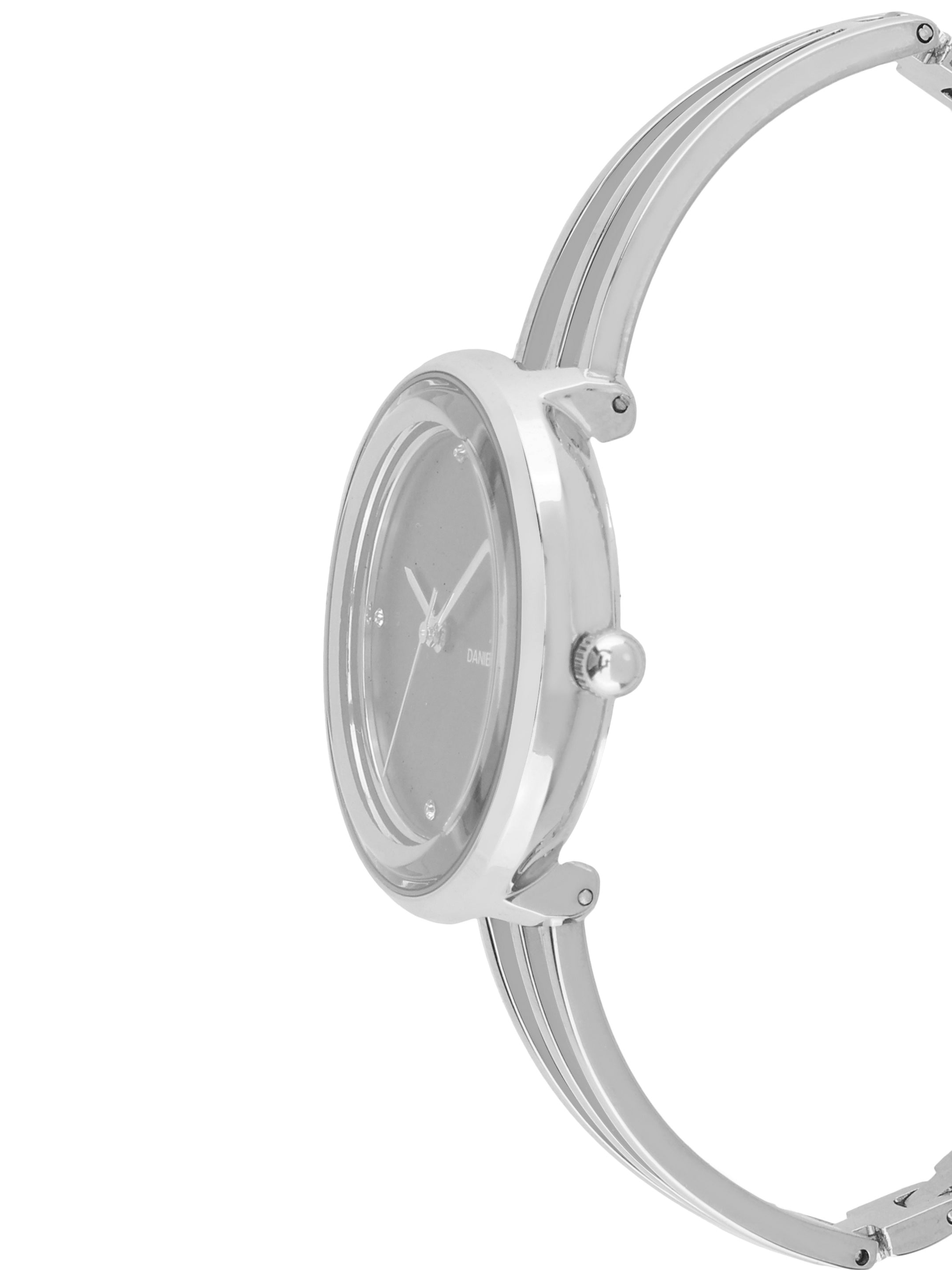 Mint green Dial with silver strap watch for women- DK.1.14290-6