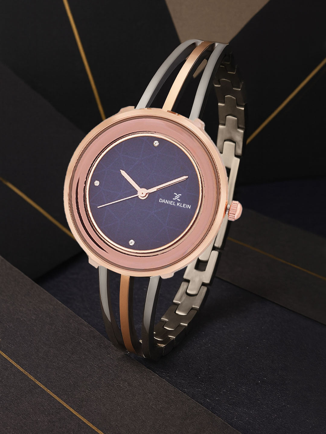 Rose silver watch for women- DK.1.14290-2