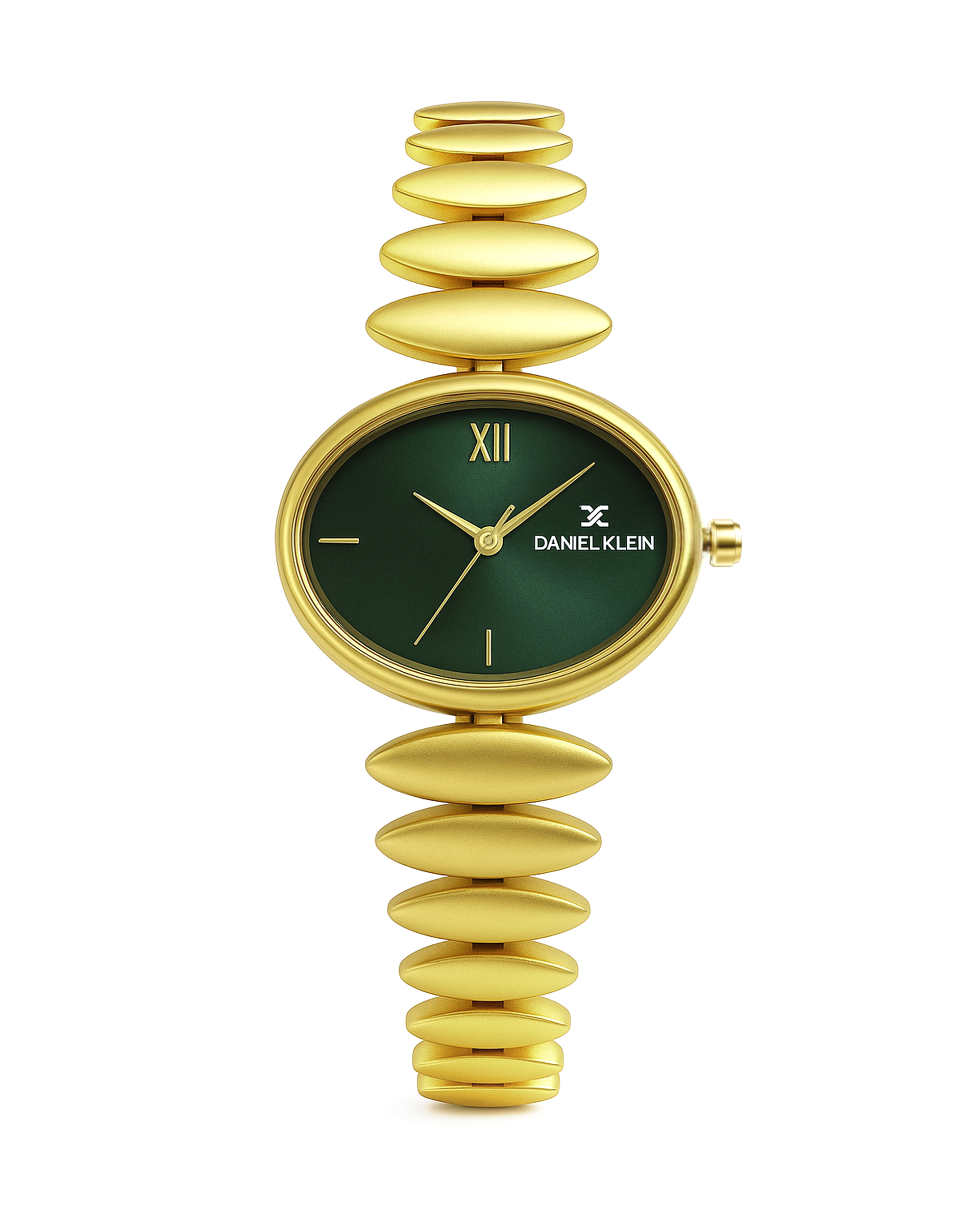 Daniel Klein Women Dial & Stainless Steel Bracelet Style Gold Straps Analogue Watch DK.20.10001-1