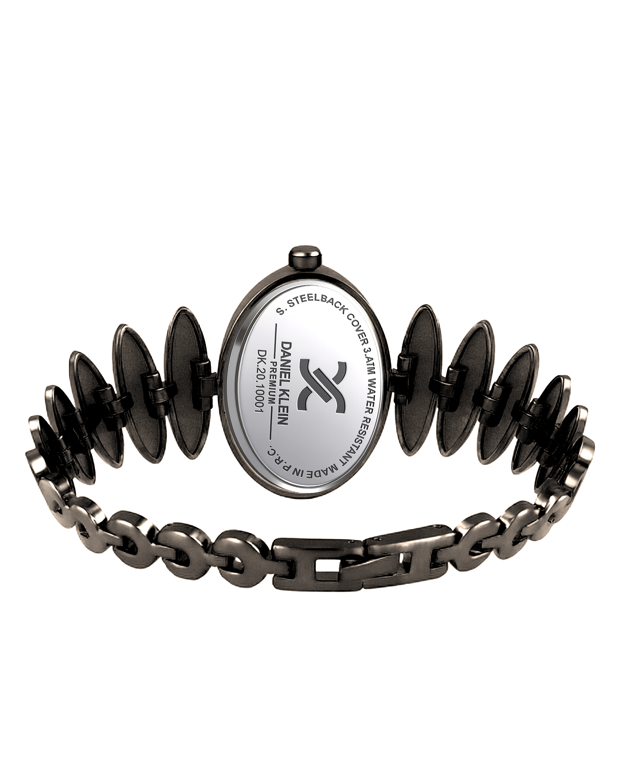 "Daniel Klein Women’s Brown Bracelet Watch – Elegant Maroon Oval Dial, Premium Design "