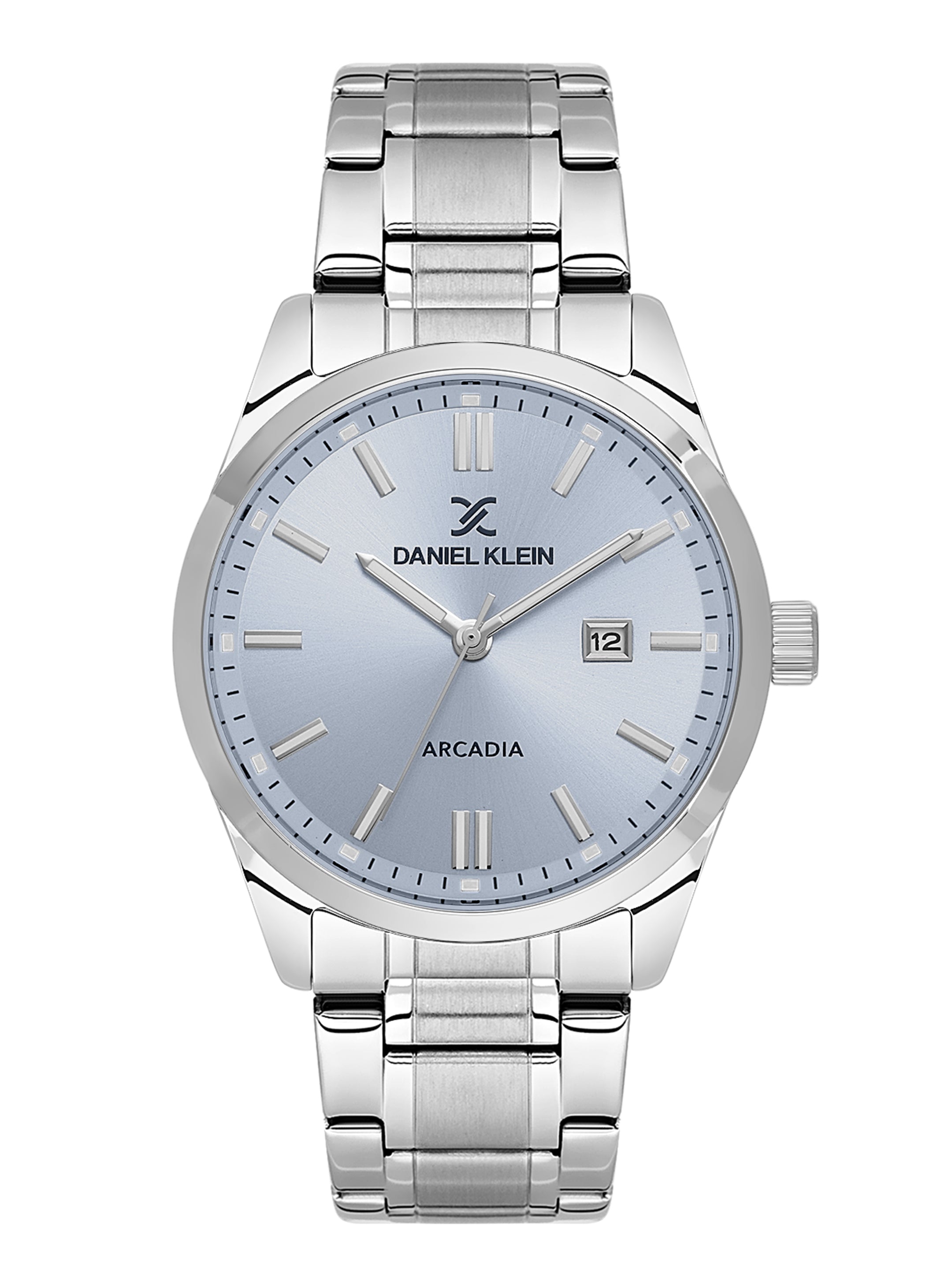 Daniel Klein Arcadia Men's Blue Dial Steel Strap Watch DK.6.14085-5