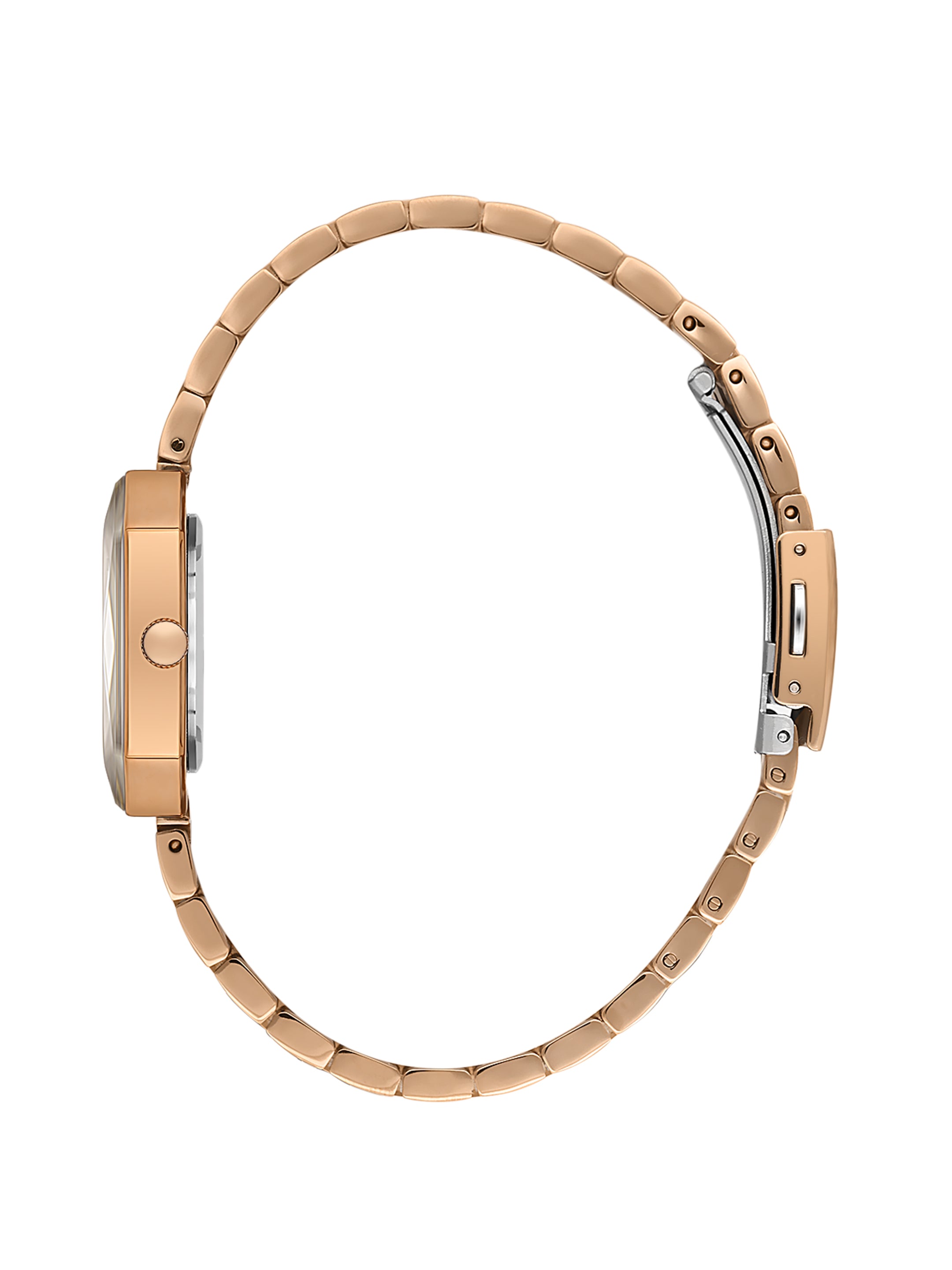 Daniel Klein Analog Blue Round Dial Pink Rose Gold/Dark Blue Case Pink Rose Gold Strap Quartz Water-Resistant Wrist Watch for Women Girls, Ladies DK.6.14182-6