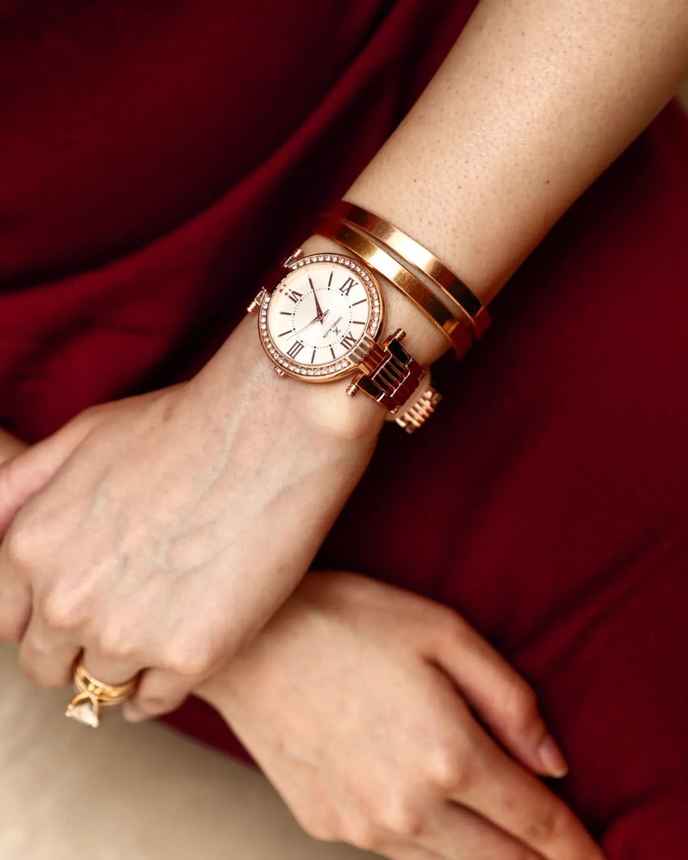 Daniel Klein Premium Women Silver Dial Watch