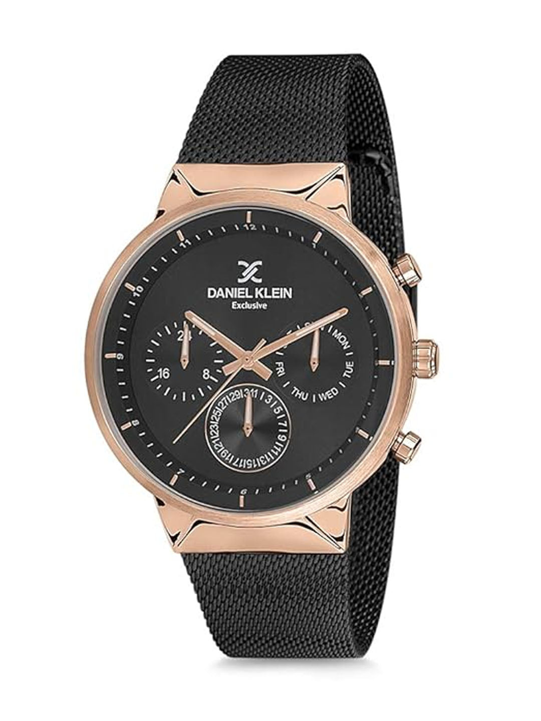 Daniel Klein Exclusive Men Gun Black Dial Watch