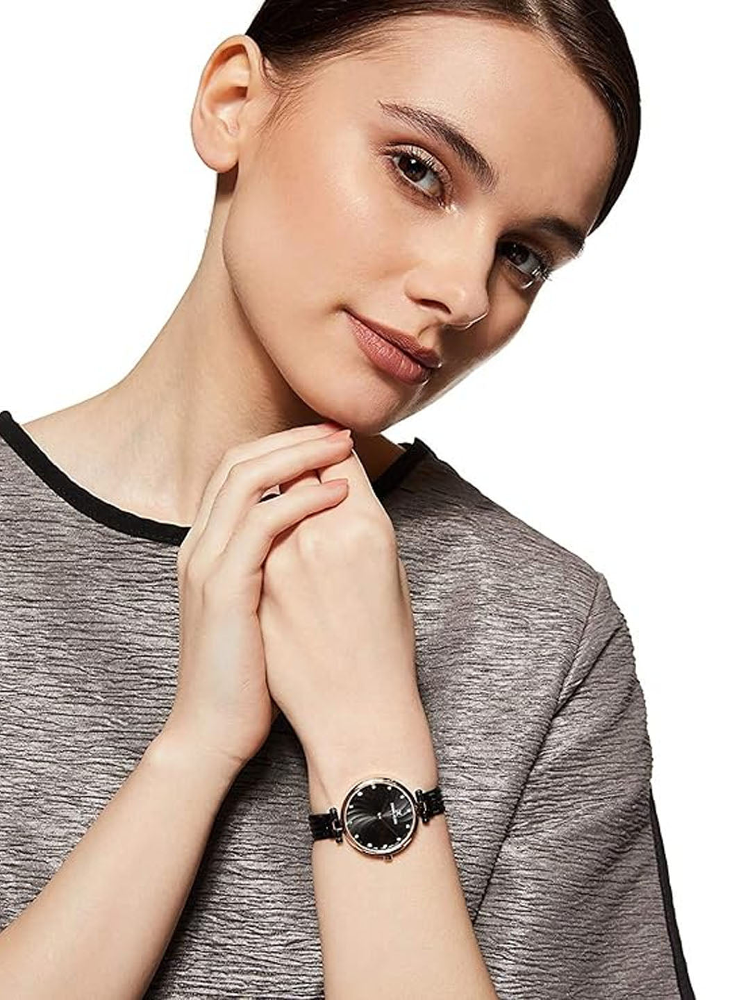 Daniel Klein Premium Women Black Dial Watch