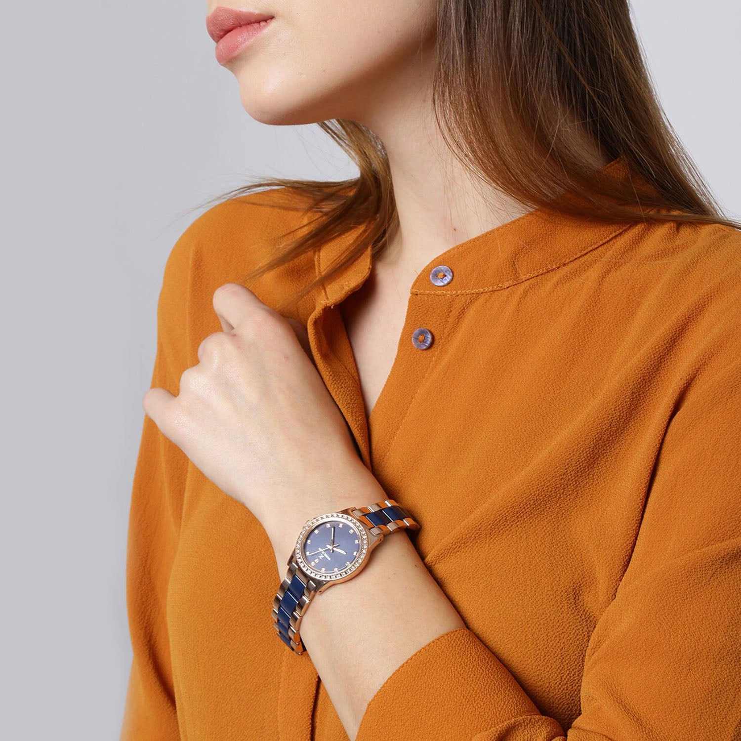 Daniel Klein Premium Women Blue Dial Watch