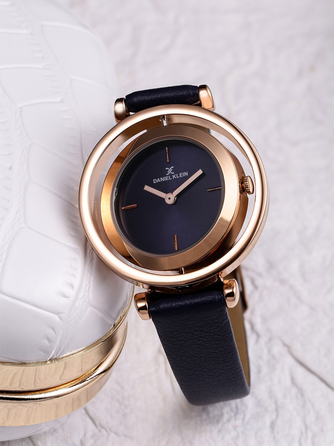 Daniel Klein Trendy Blue Dial Watch