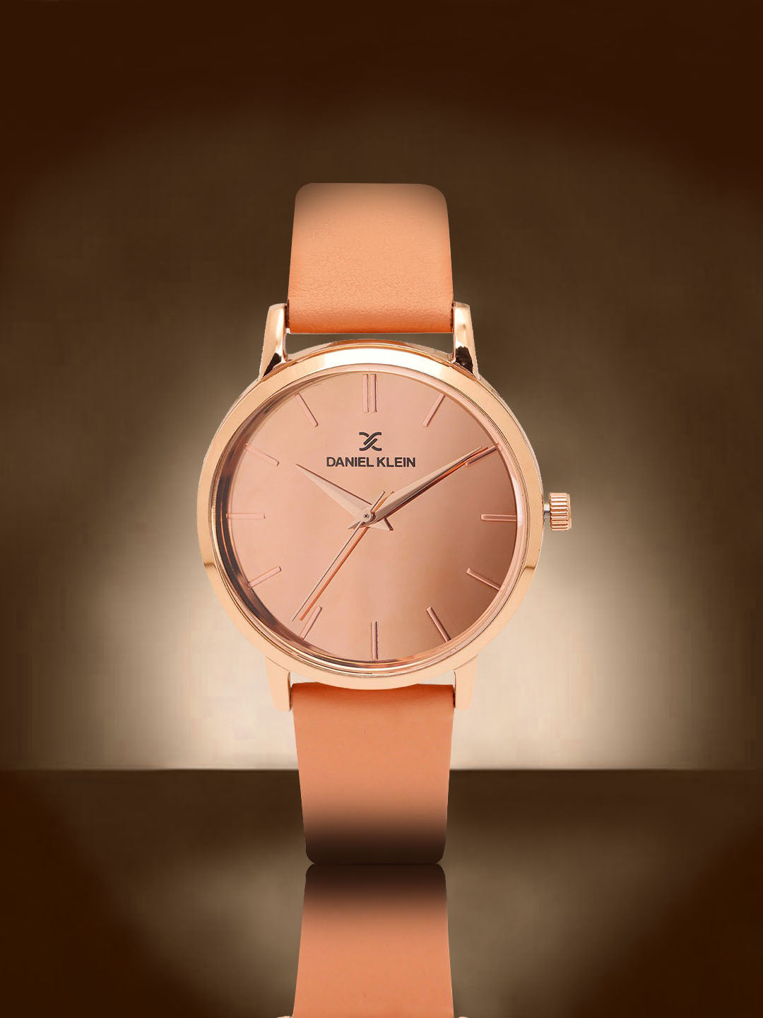 Daniel Klein Premium Women Rose Gold Dial Watch