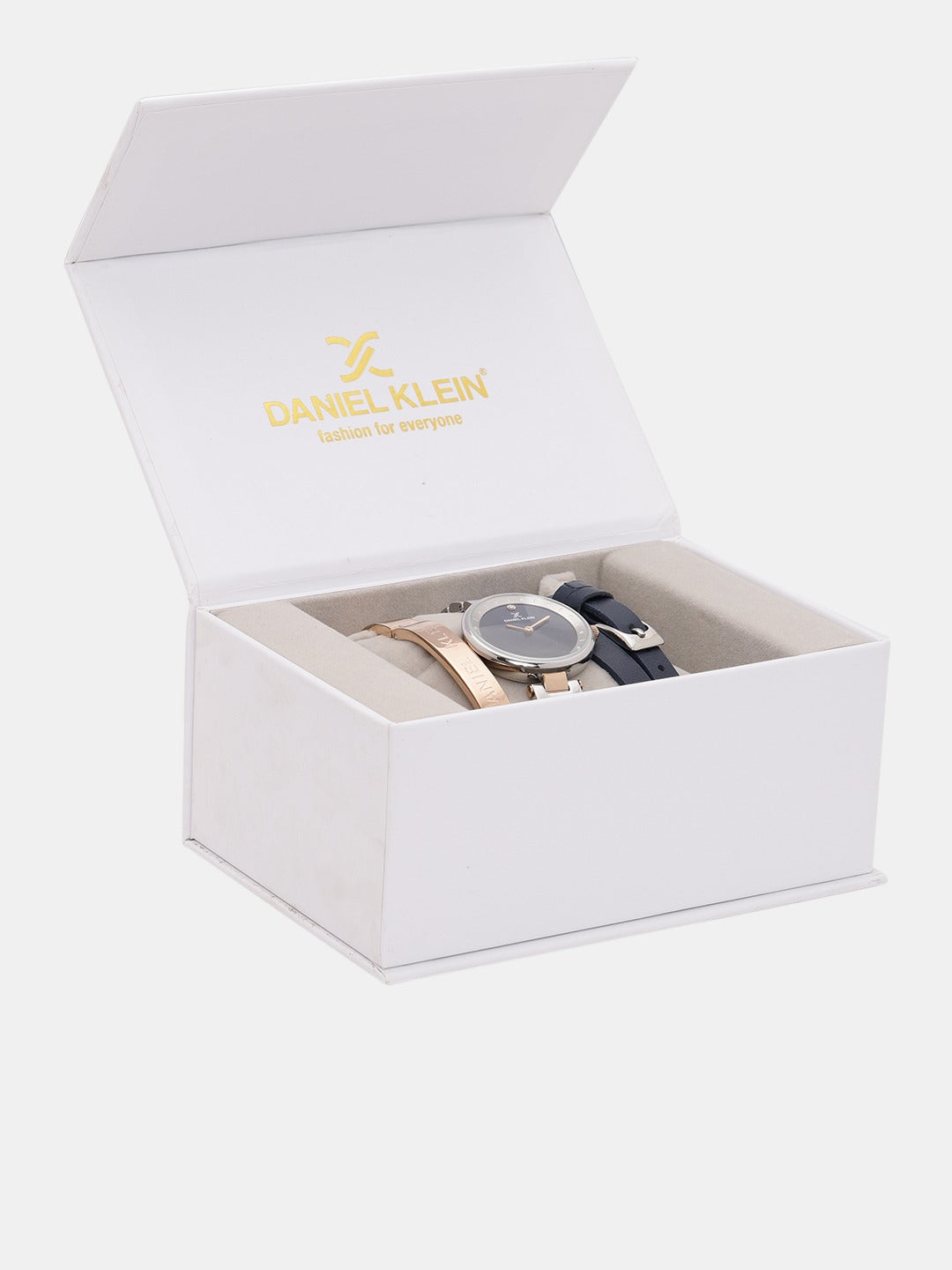 Daniel Klein Gift Set Dark Blue Dial Watch