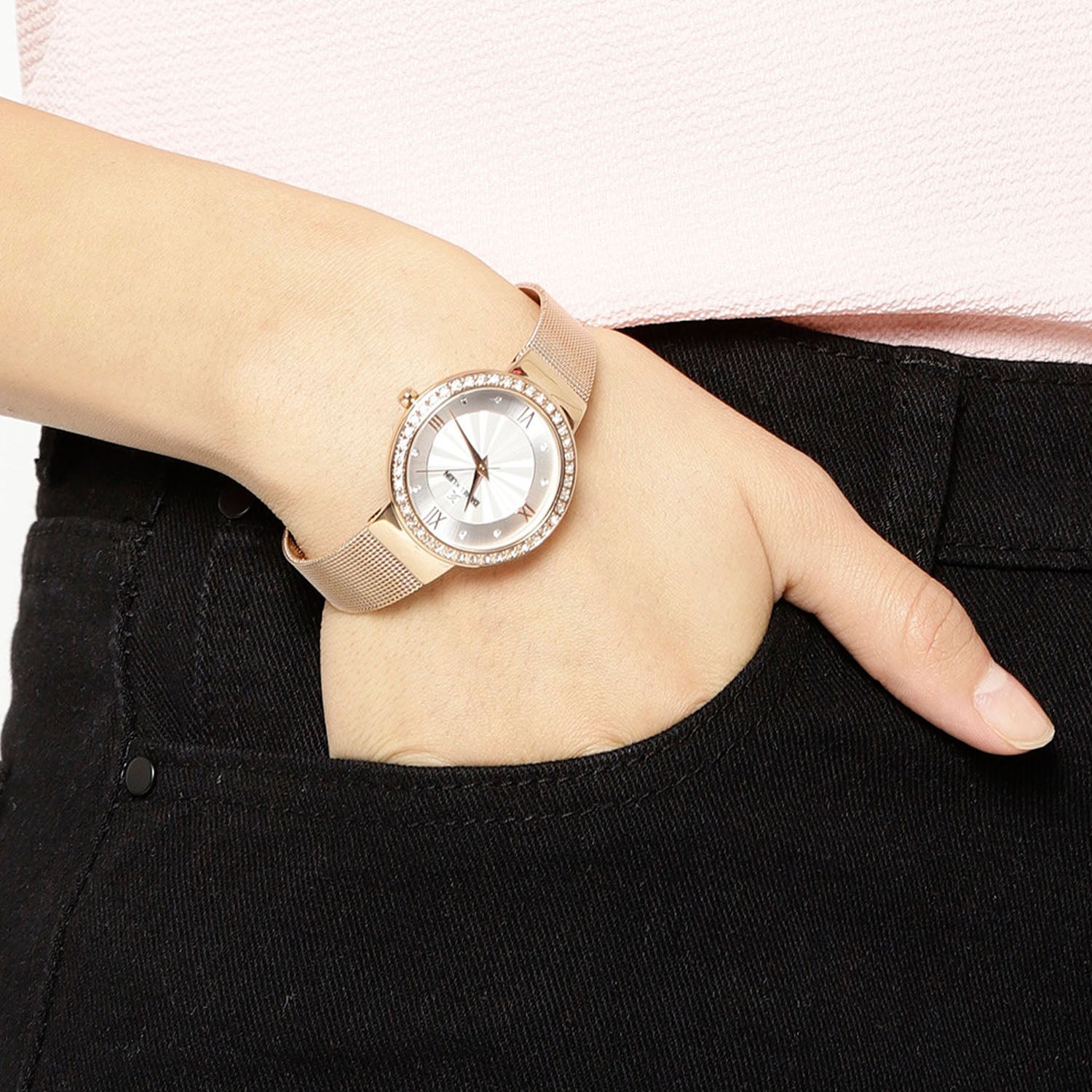 Daniel Klein Premium Women Silver Dial Watch