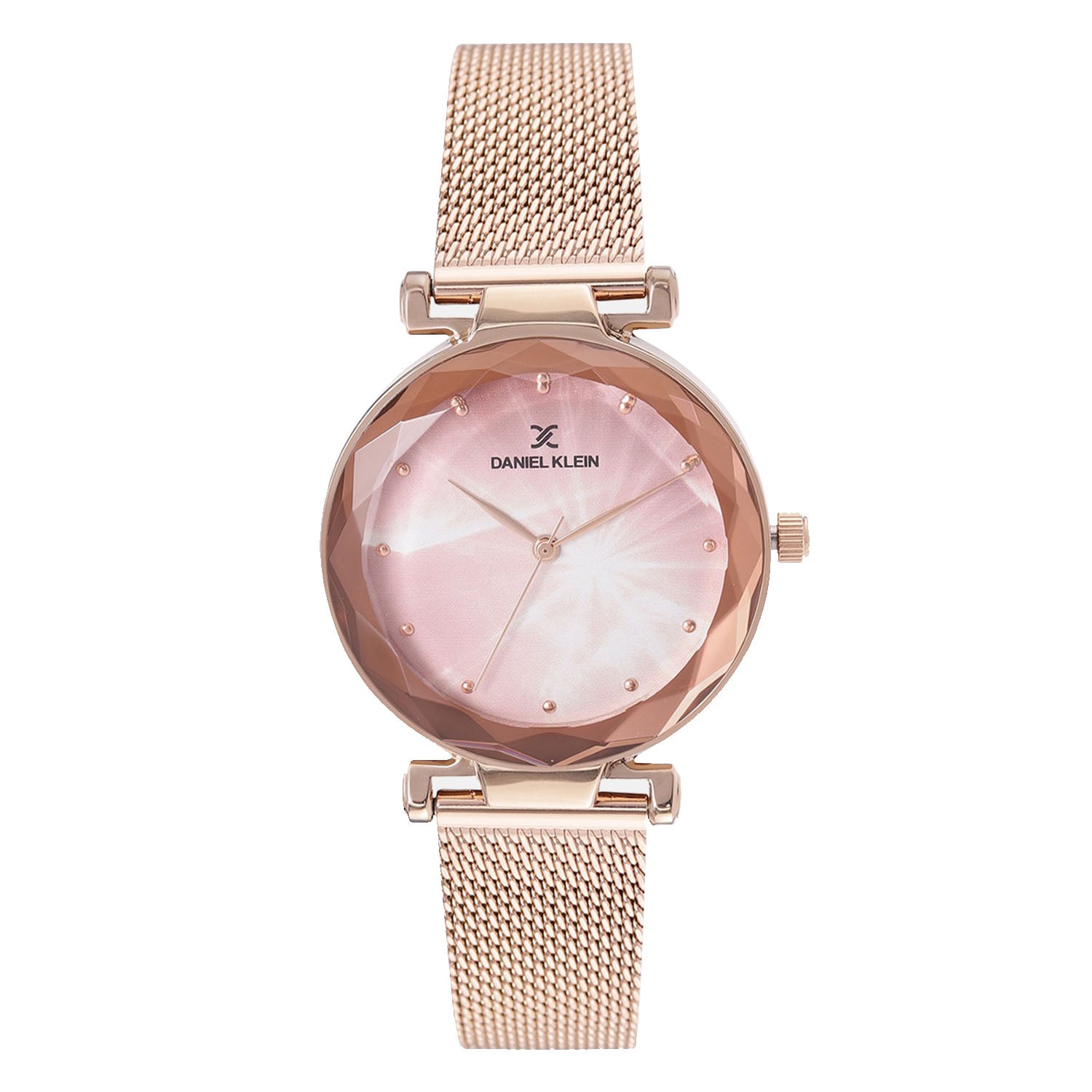 Daniel Klein Premium Women Pink Rose Gold Dial Watch