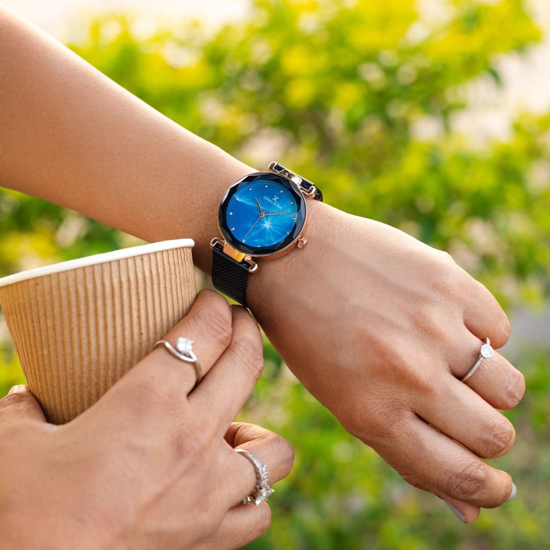 Daniel Klein Premium Women Blue Dial Watch