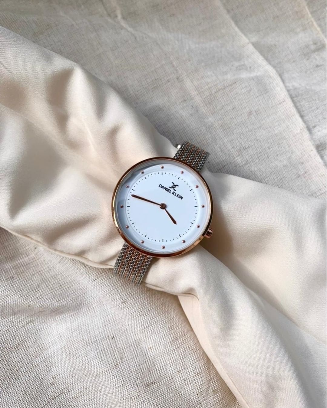 Daniel Klein Premium Women Silver Dial Watch