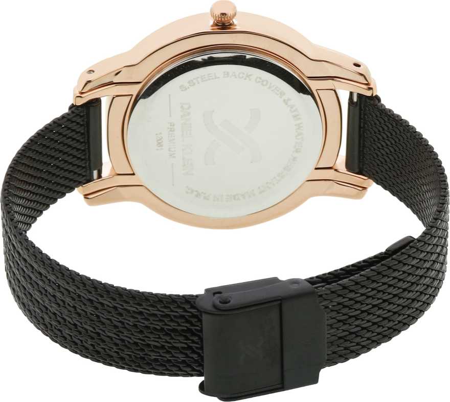 Daniel Klein Premium Women Gun Black Dial Analogue Watch