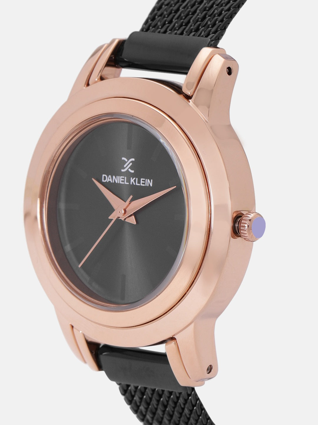 Daniel Klein Premium Women Gun Black Dial Analogue Watch