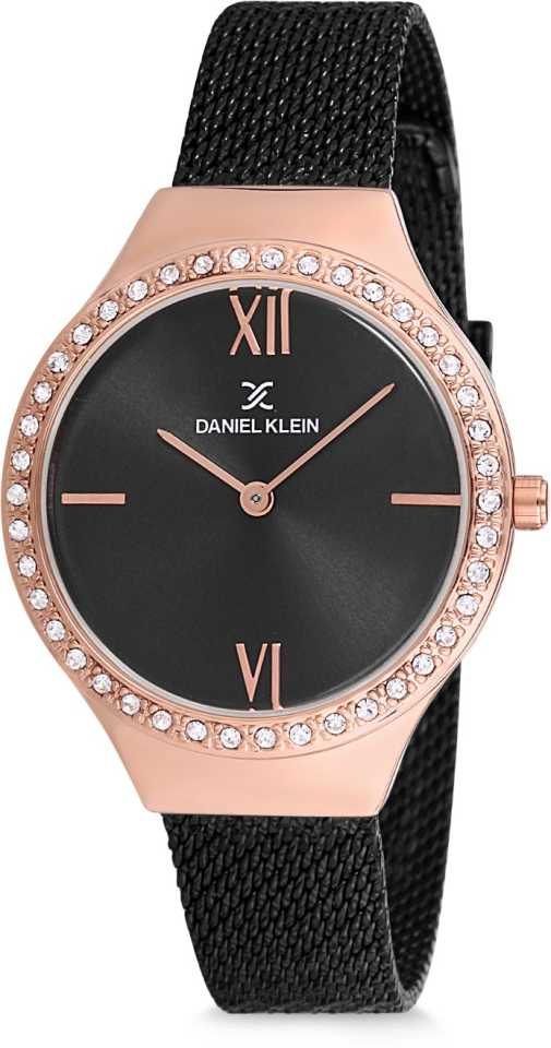 Daniel Klein Fiord Women Black Analogue Watch 12075-7