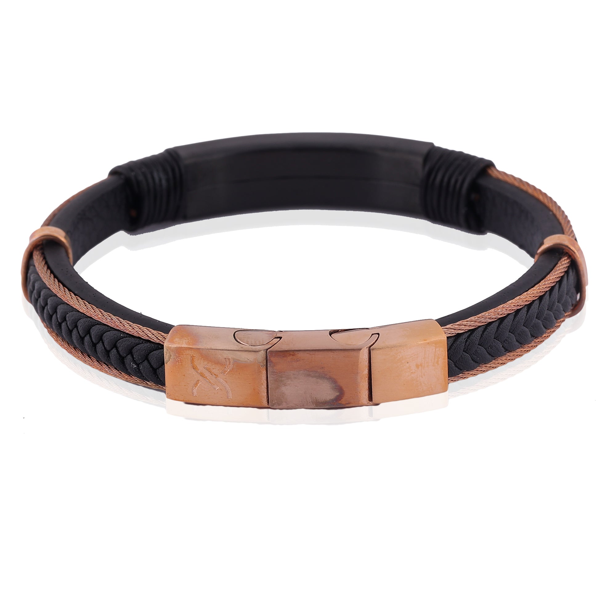 Daniel Klein Black Color Bracelet For Men