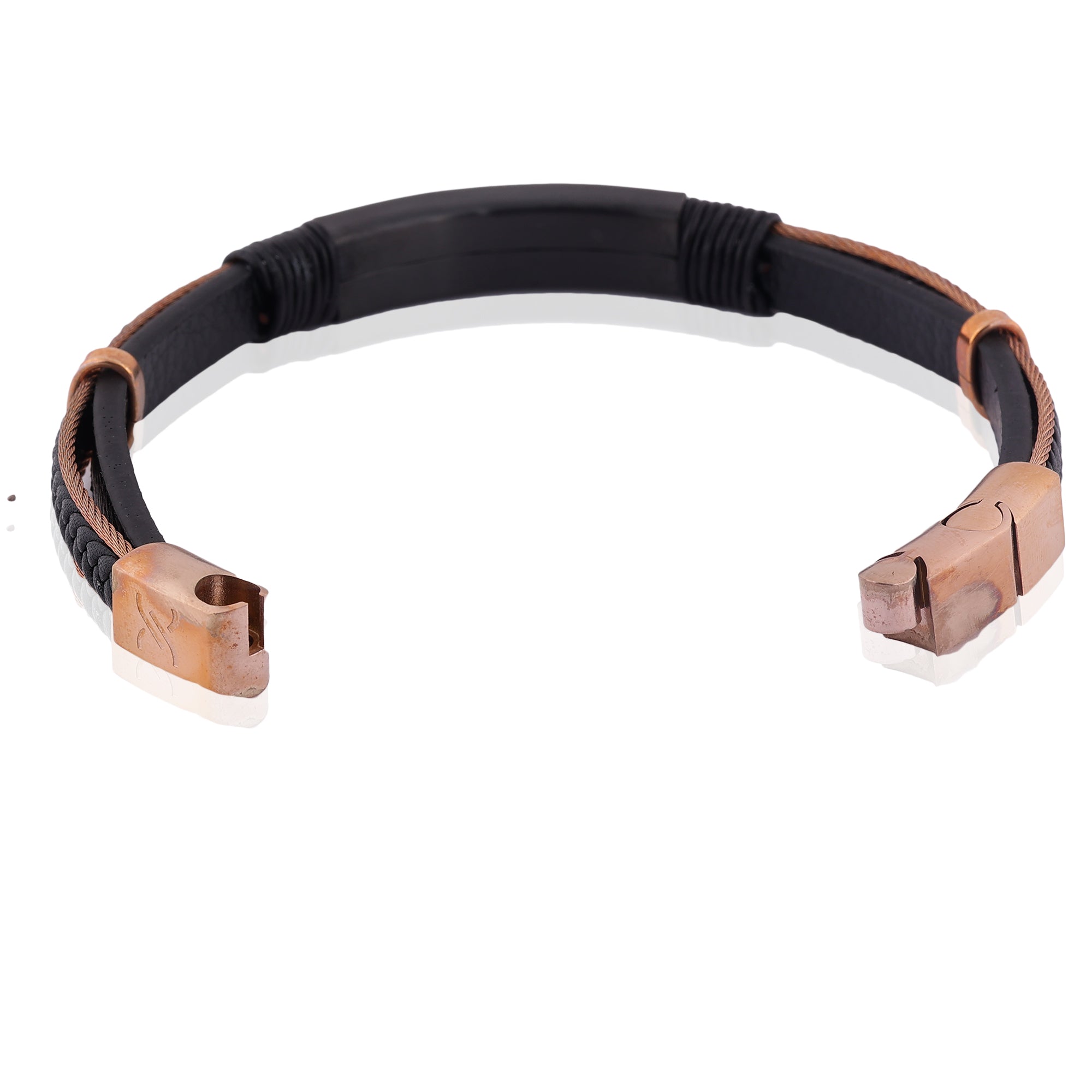 Daniel Klein Black Color Bracelet For Men