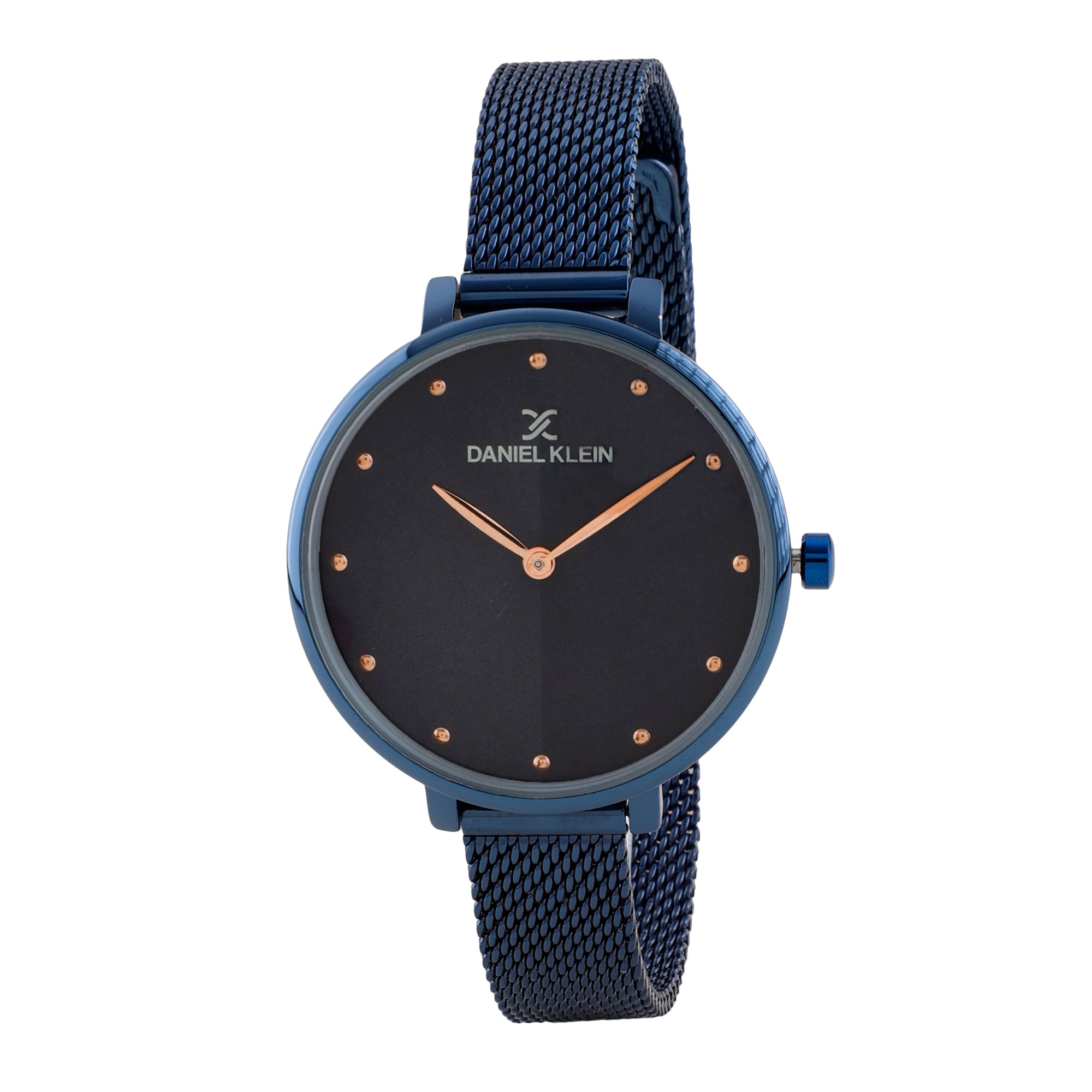 Daniel Klein Blue Dial Analog Gift Set Watch with Bracelet For Women (Pack of 6)