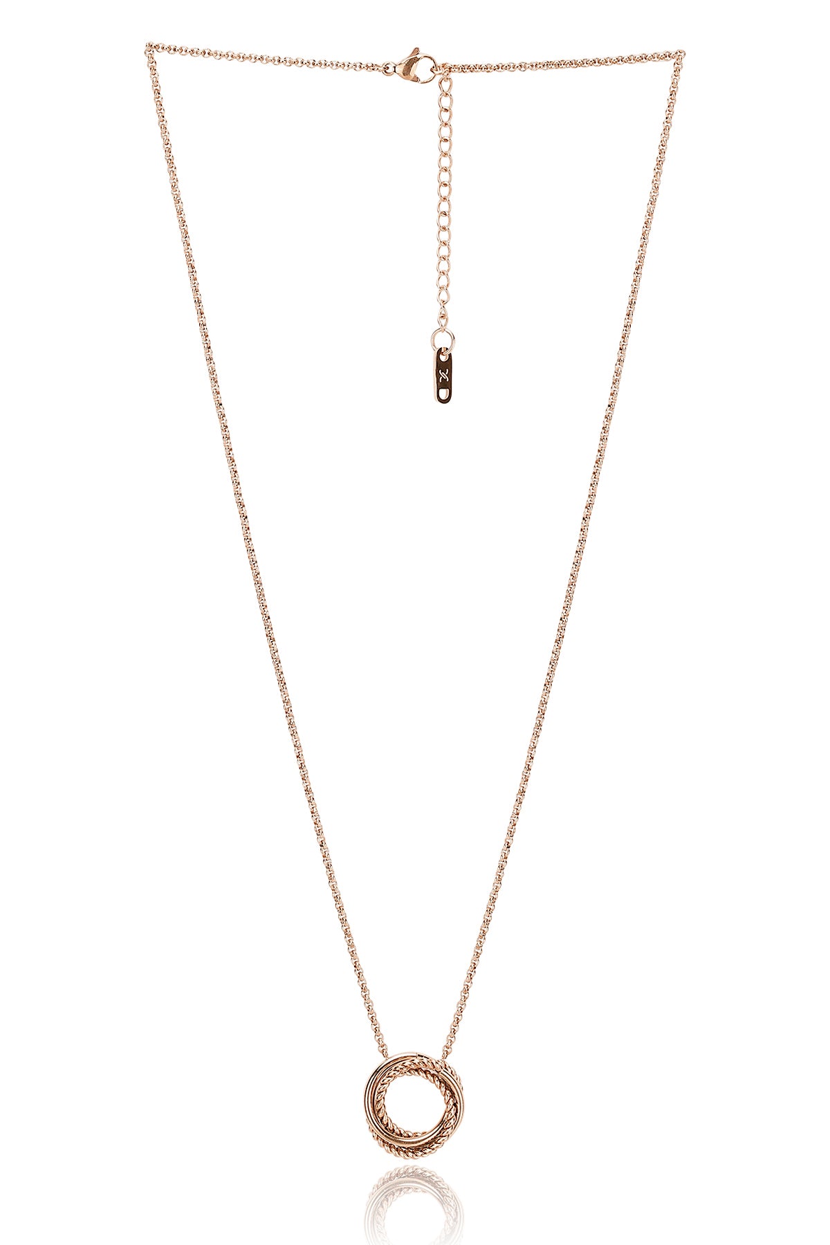 Daniel Klein Rose Gold Color Necklace For Women