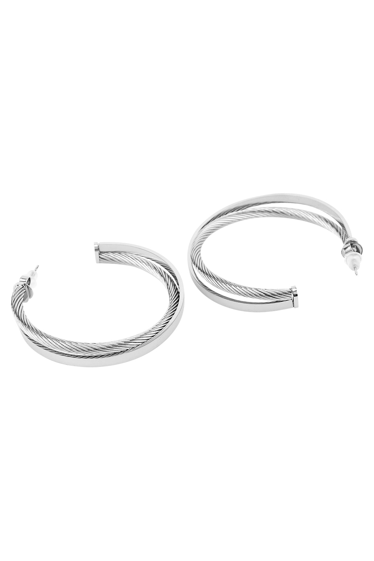 Daniel Klein Silver Color Earring For Women