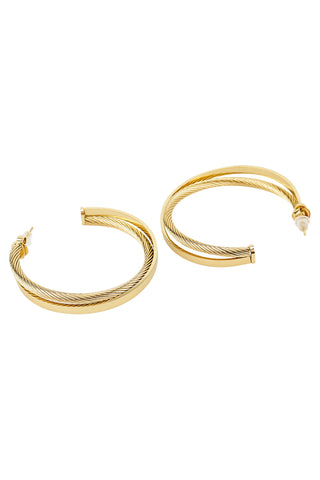 Daniel Klein Gold Color Earring For  Women