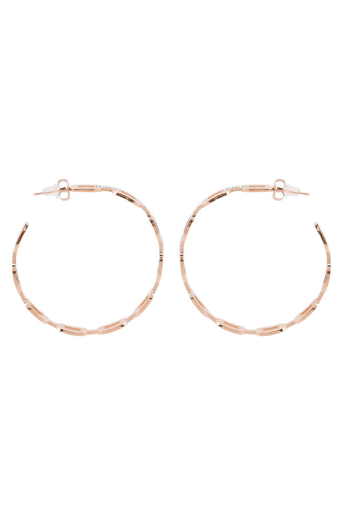 Daniel Klein Rose Gold Color Earring For Women