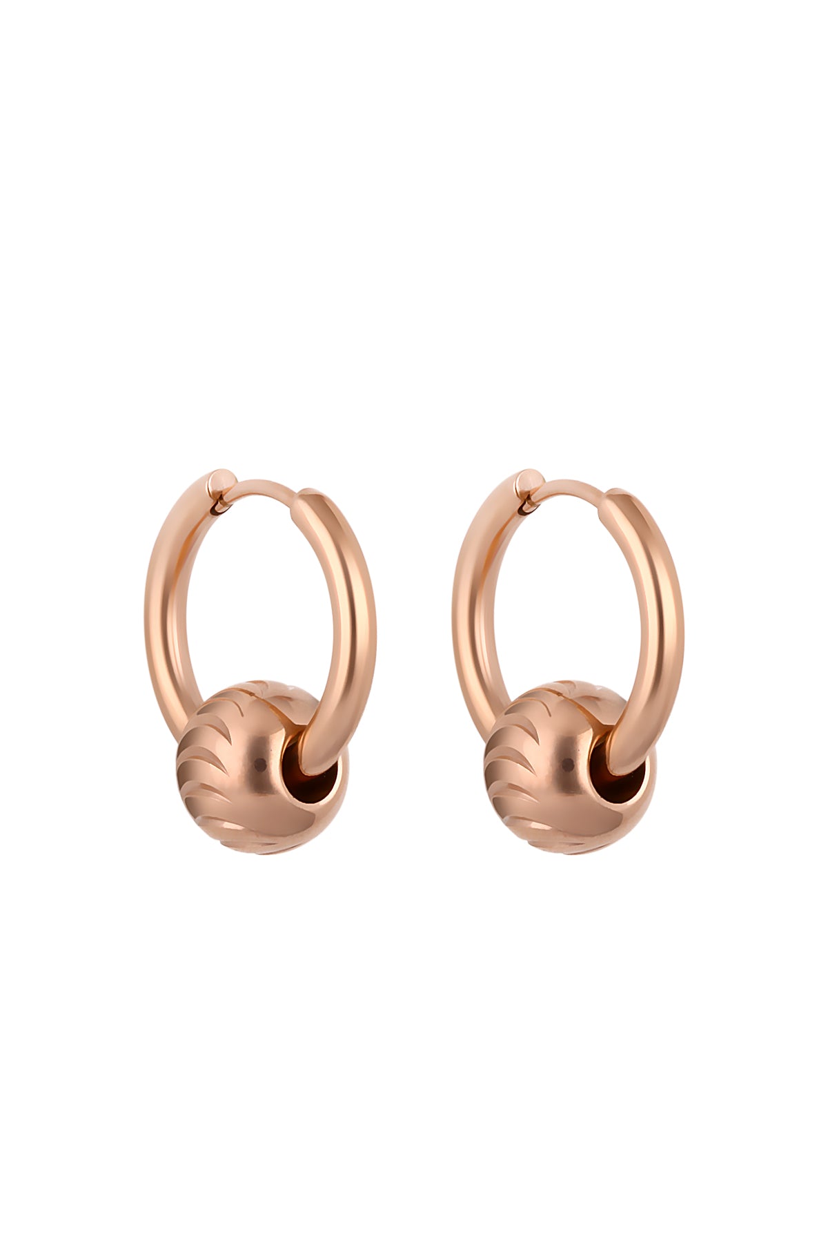 Daniel Klein Rose Gold Color Earring For Women