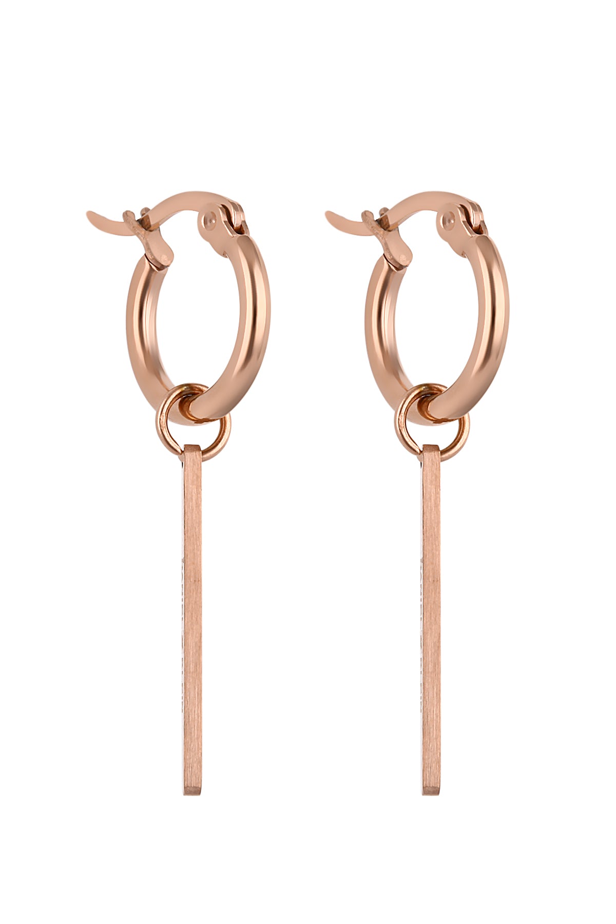Daniel Klein Rose Gold Color Earring For Women