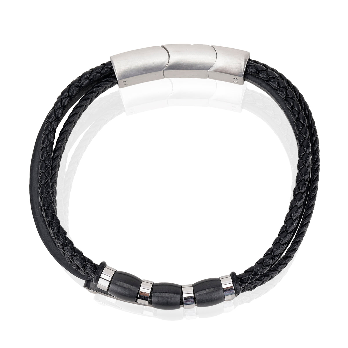 Daniel Klein Black Color Bracelet For Men