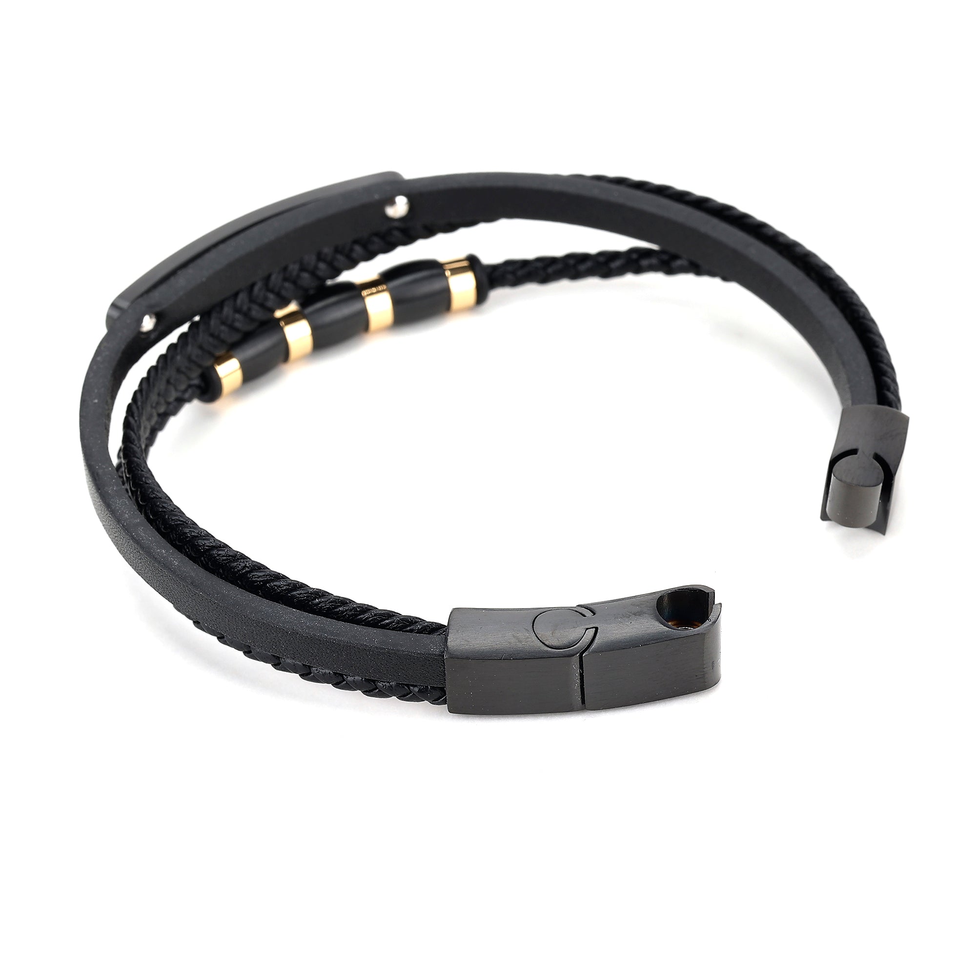 Daniel Klein Black Color Bracelet For Men