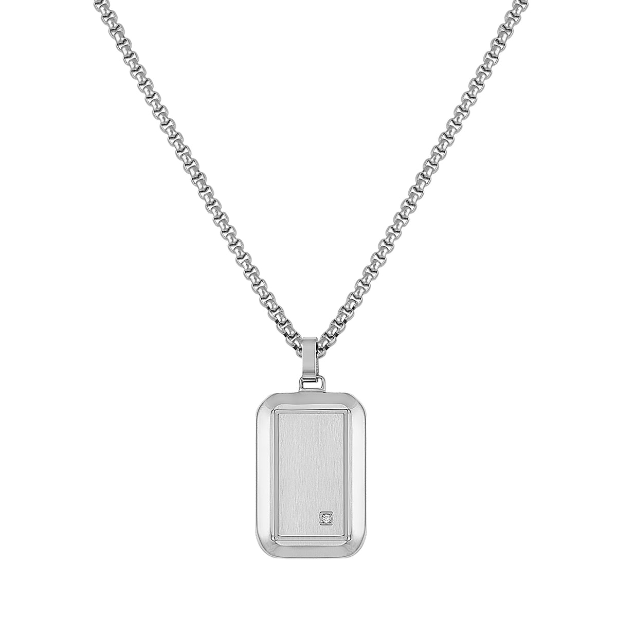 Daniel Klein Silver Color Necklace For Men