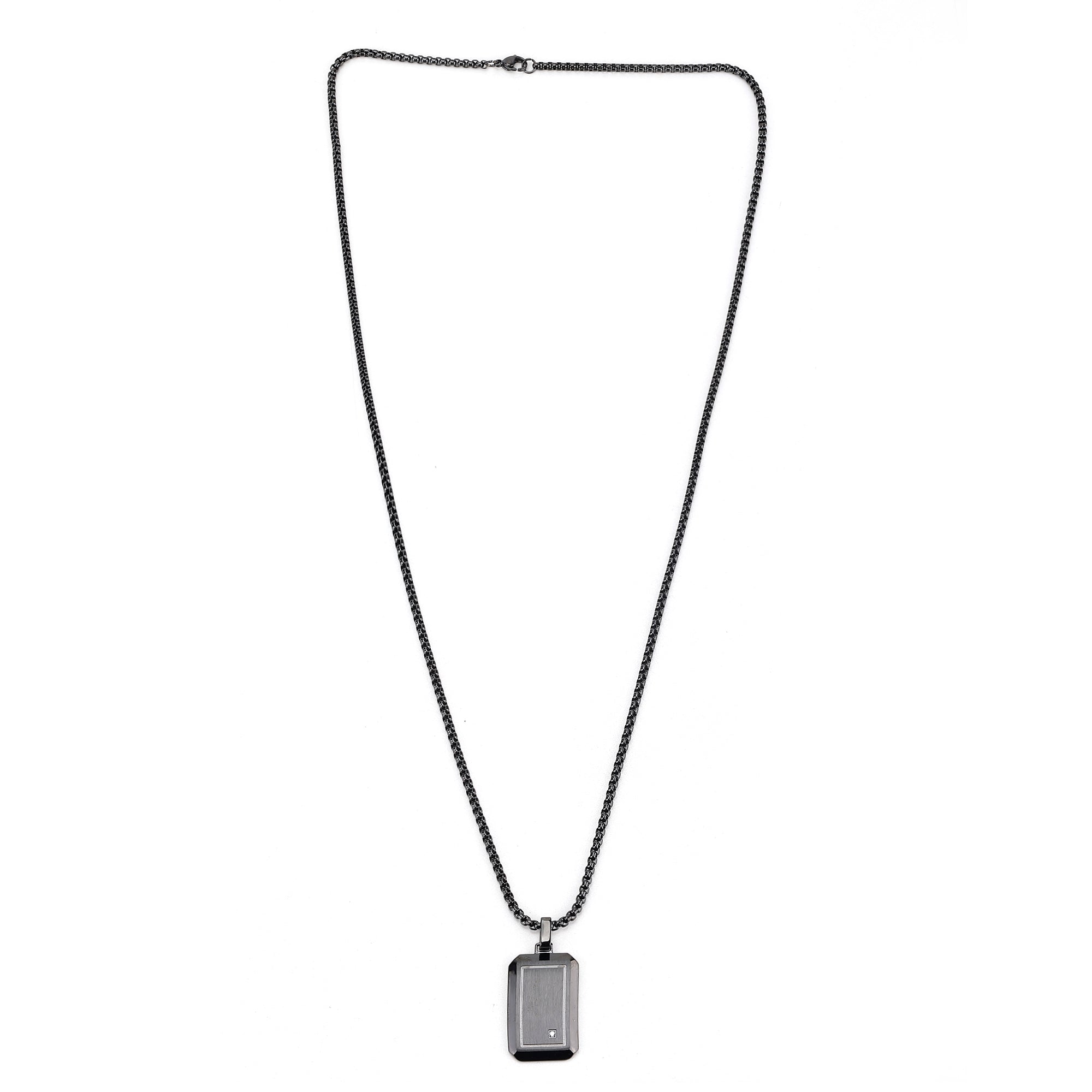 Daniel Klein Black Color Necklace For Men