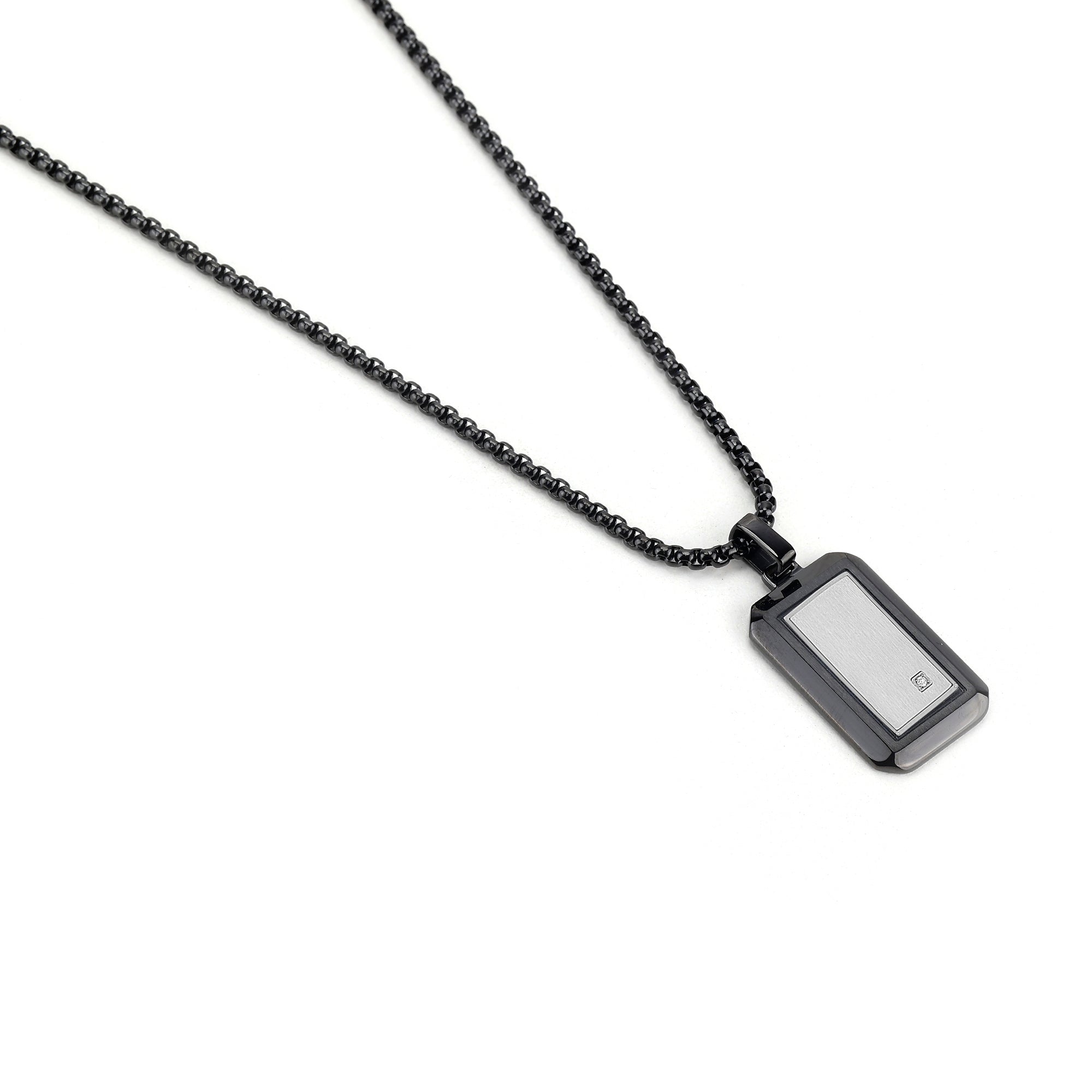 Daniel Klein Black Color Necklace For Men