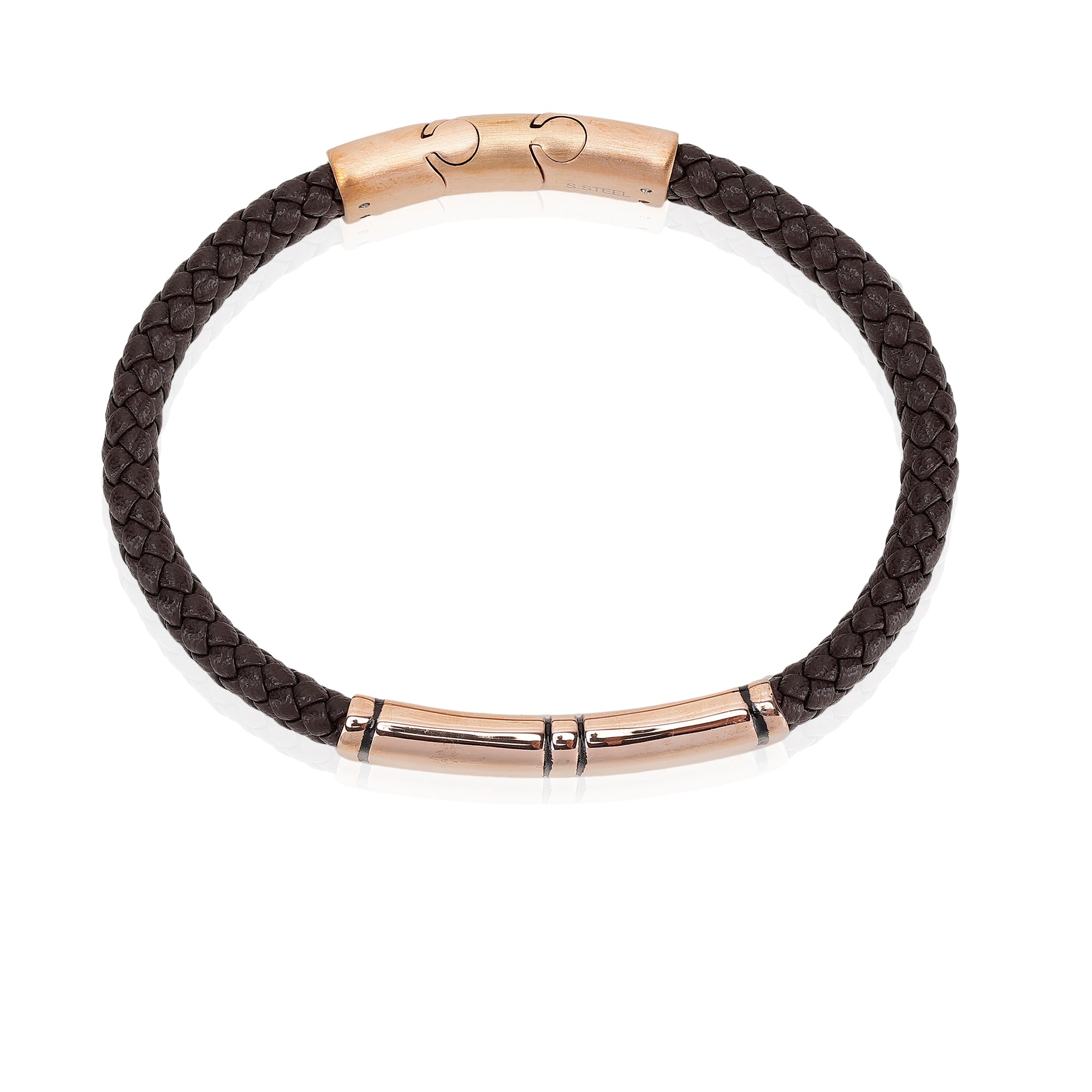 Daniel Klein Rose Gold Color Bracelet For Men