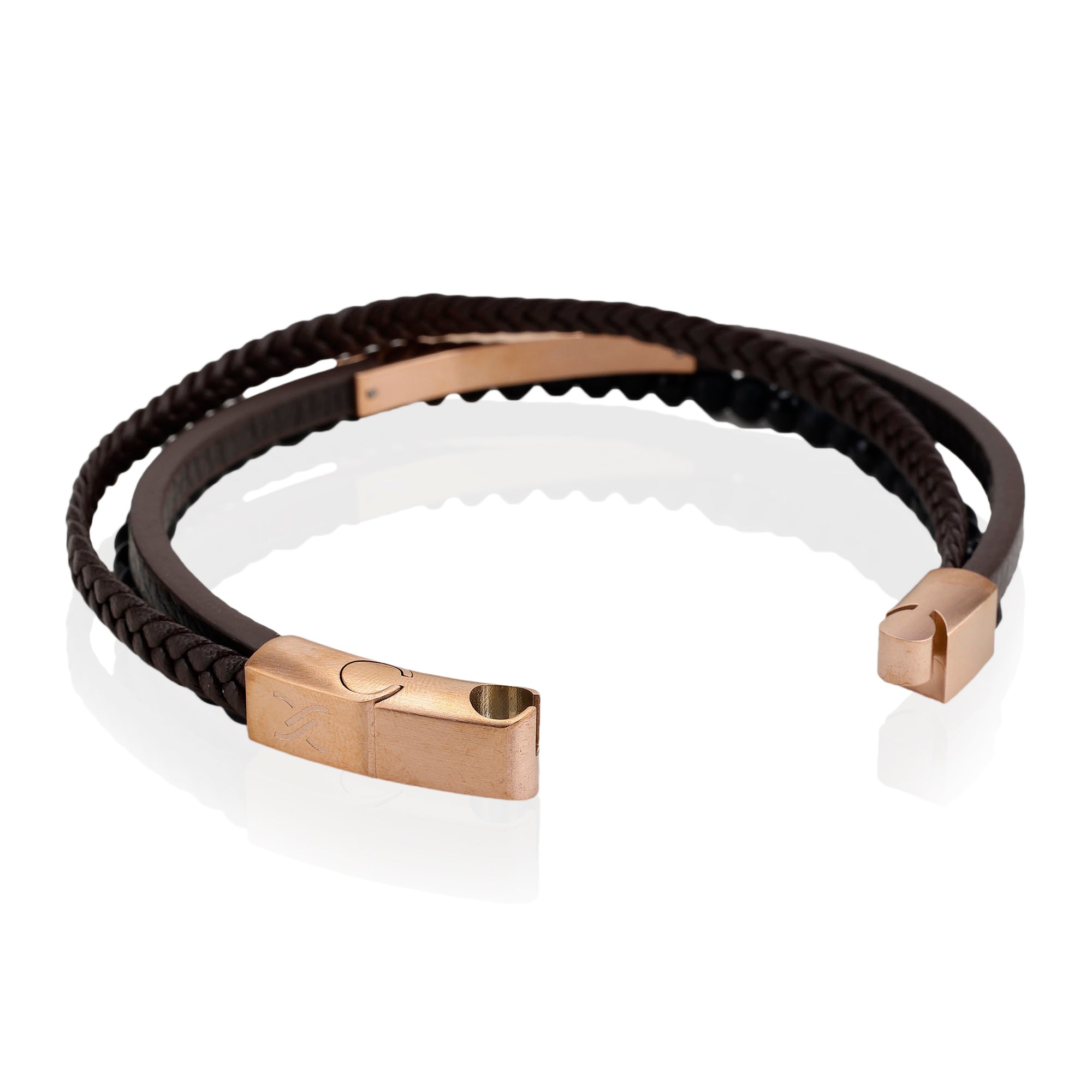 Daniel Klein Rose Gold Color Bracelet For Men