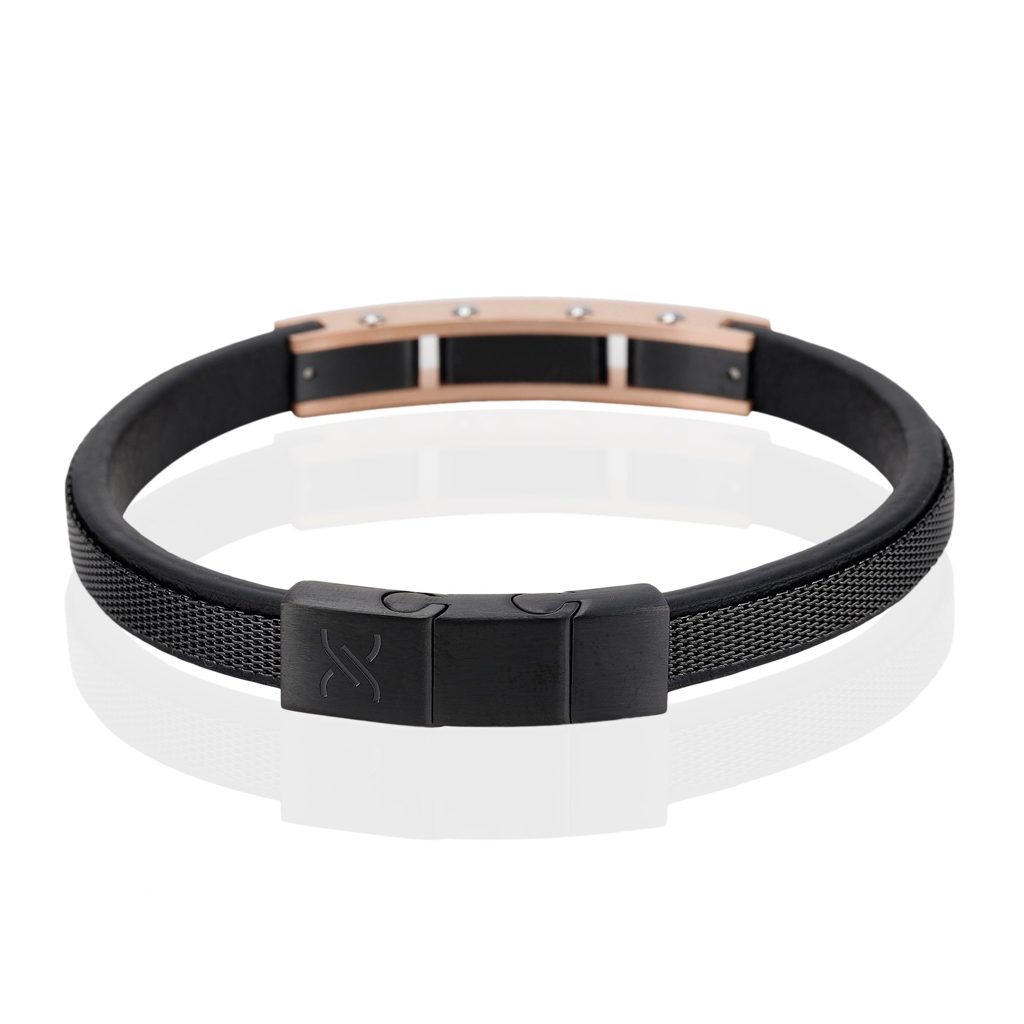 Daniel Klein Black Color Bracelet For Men