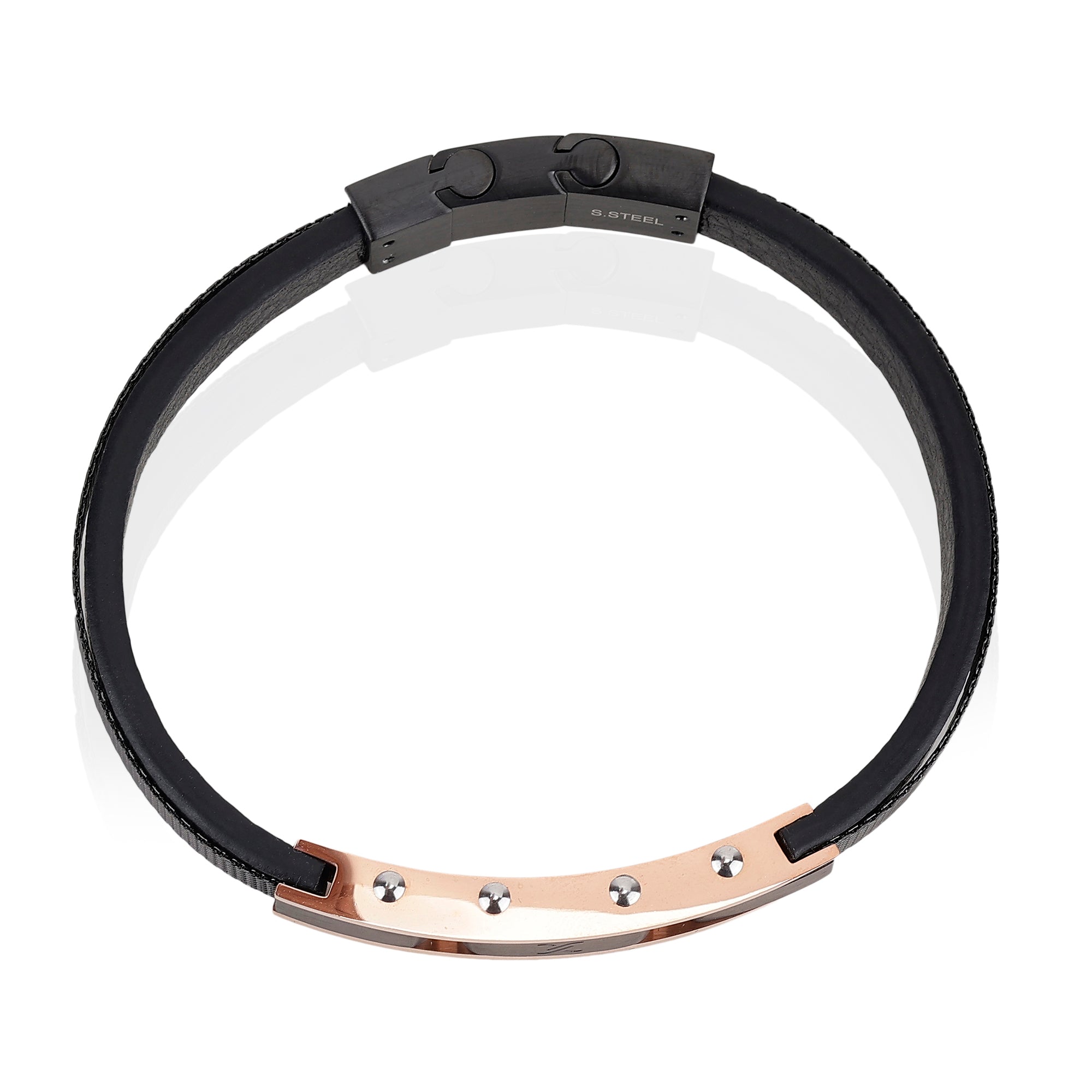 Daniel Klein Black Color Bracelet For Men