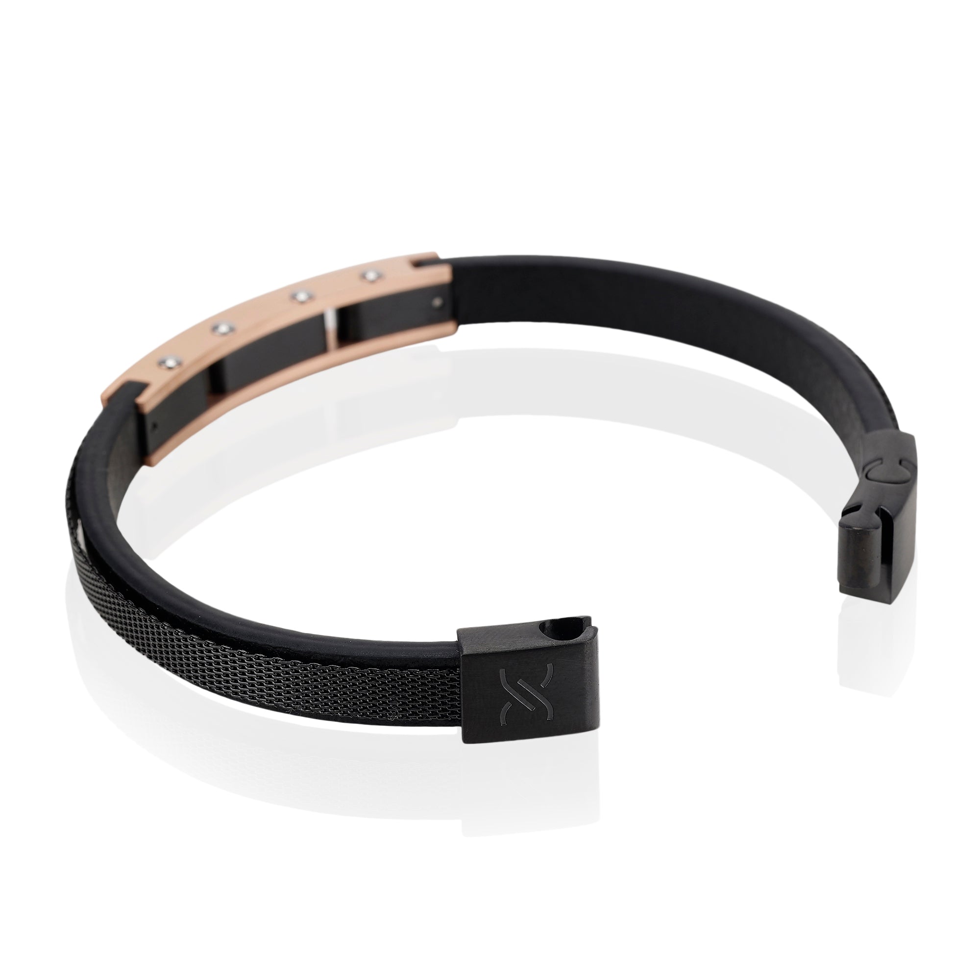 Daniel Klein Black Color Bracelet For Men