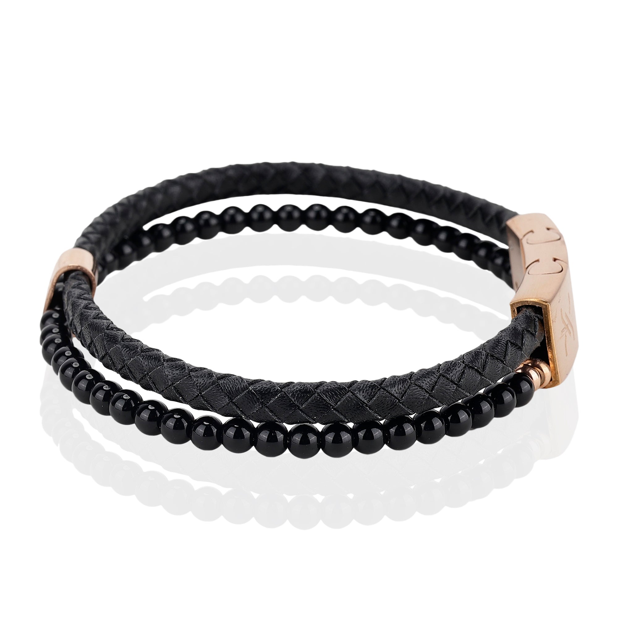 Daniel Klein Gold Color Bracelet For Men