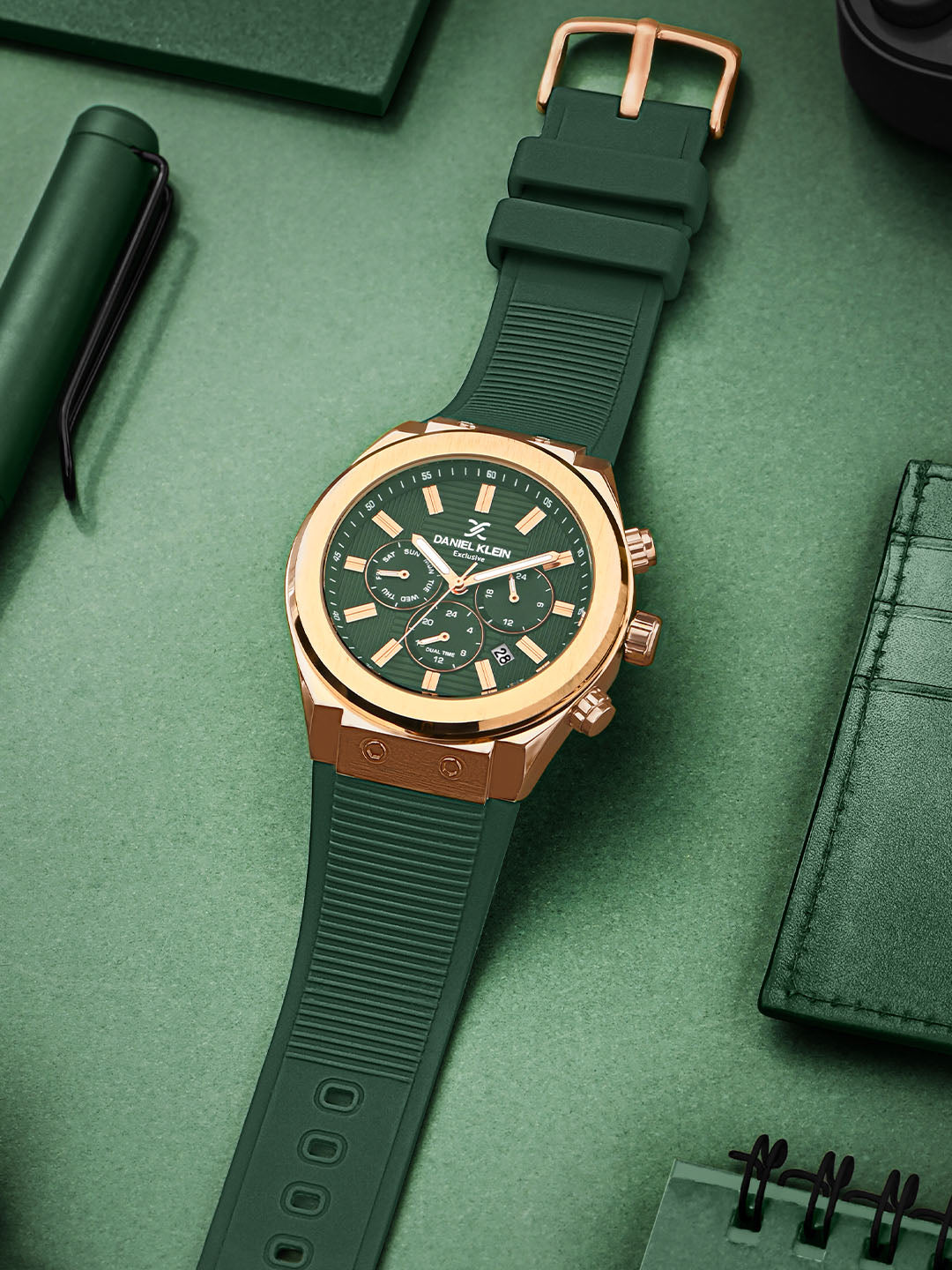 Daniel Klein Exclusive Men Green Watch