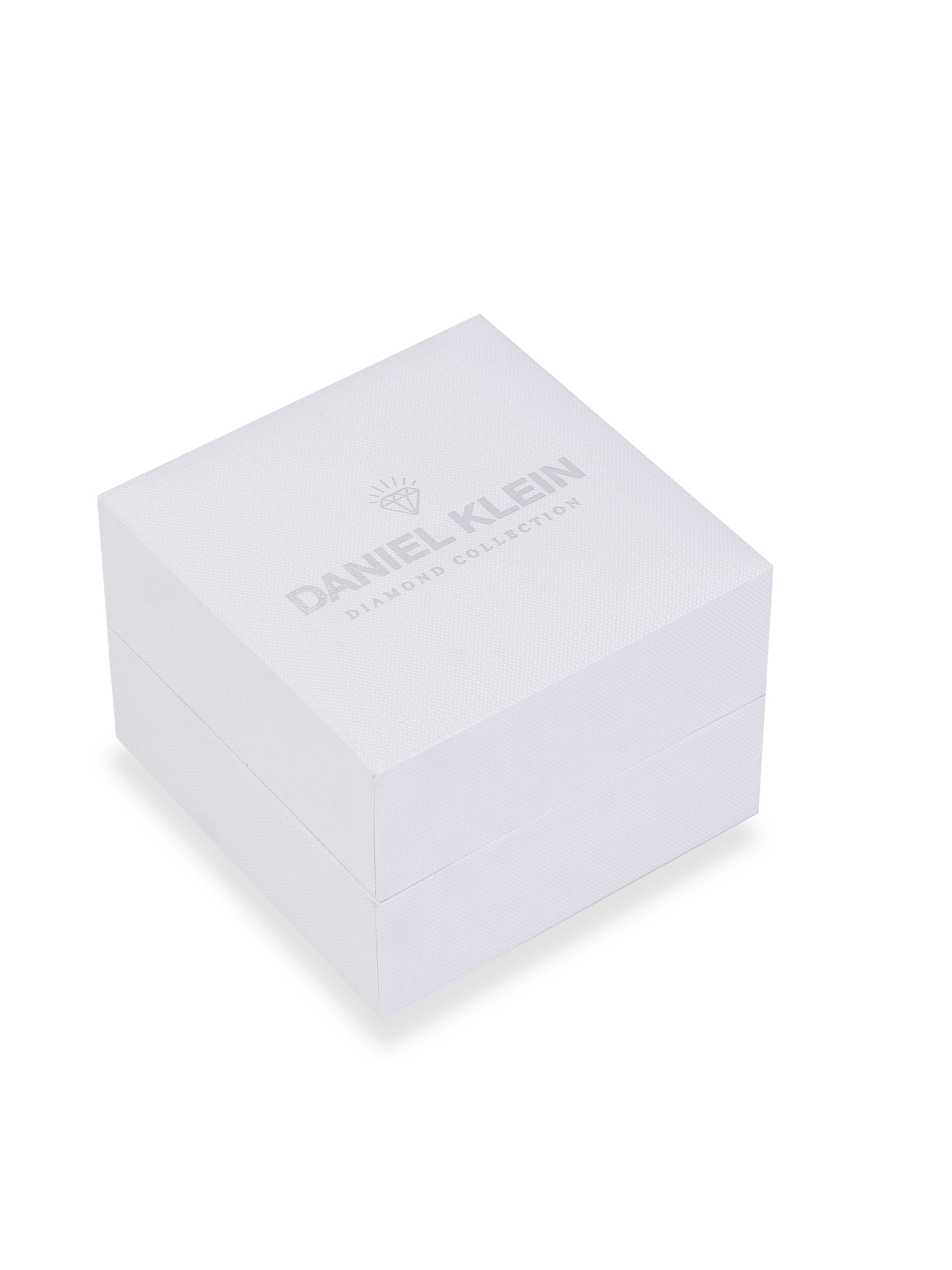 Daniel Klein Silver Dial Dual-Tone Women’s Analog Watch DK.1.14136-3