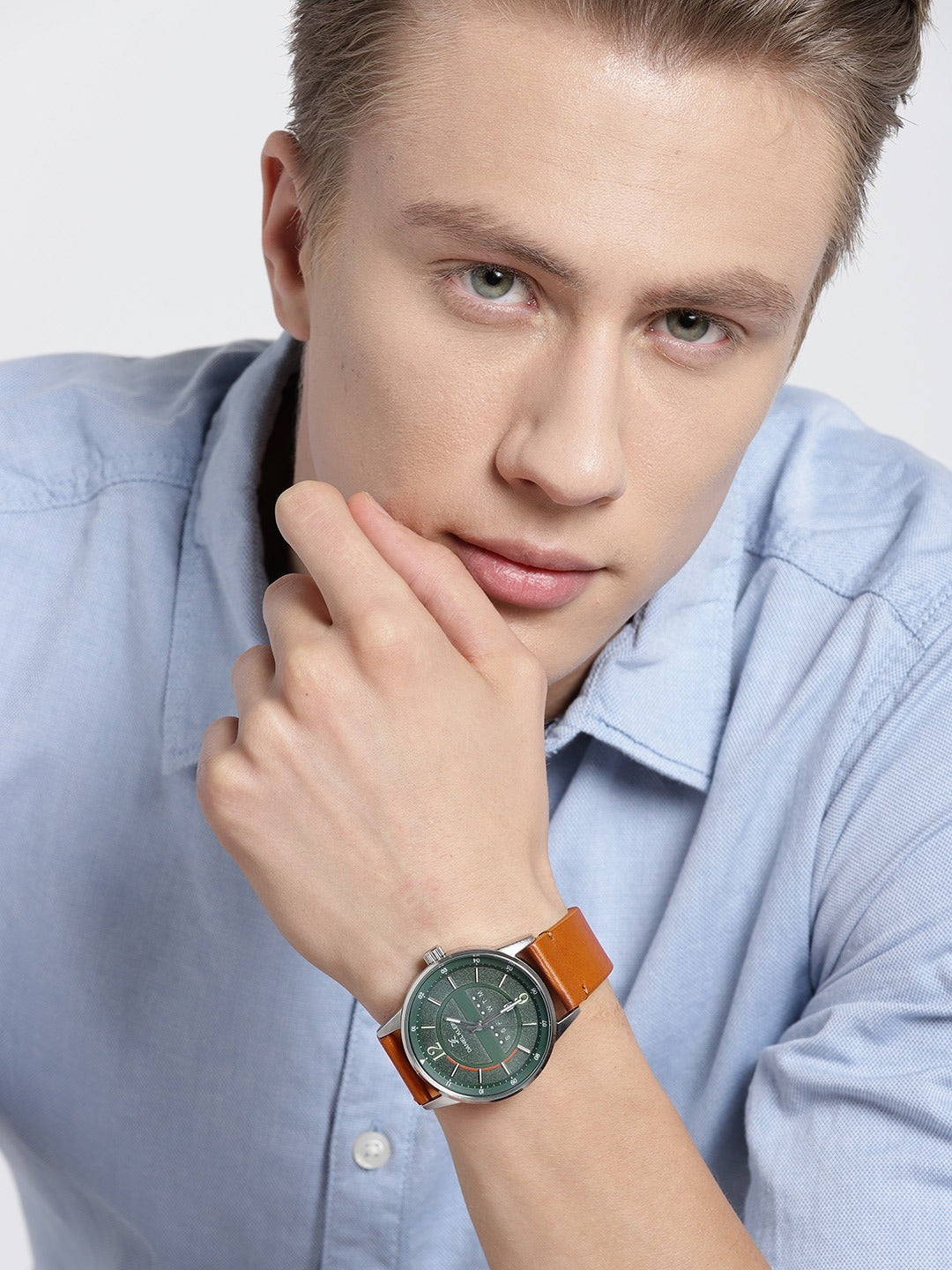 Daniel Klein Premium Men Green Dial Watch