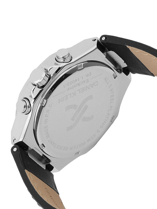 Daniel Klein Exclusive Unisex Dial & Leather Straps Analogue Watch DK.1.14003-3