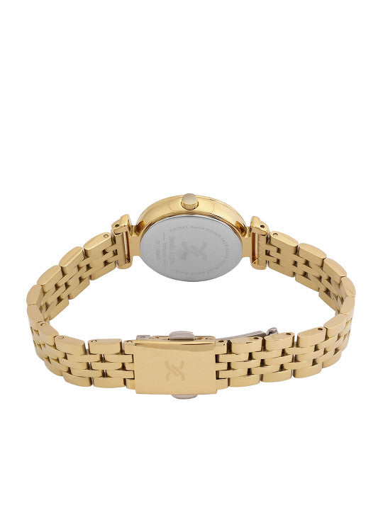 Daniel Klein Women Embellished Stainless Steel Bracelet Style Analogue Watch DK.1.13958-2