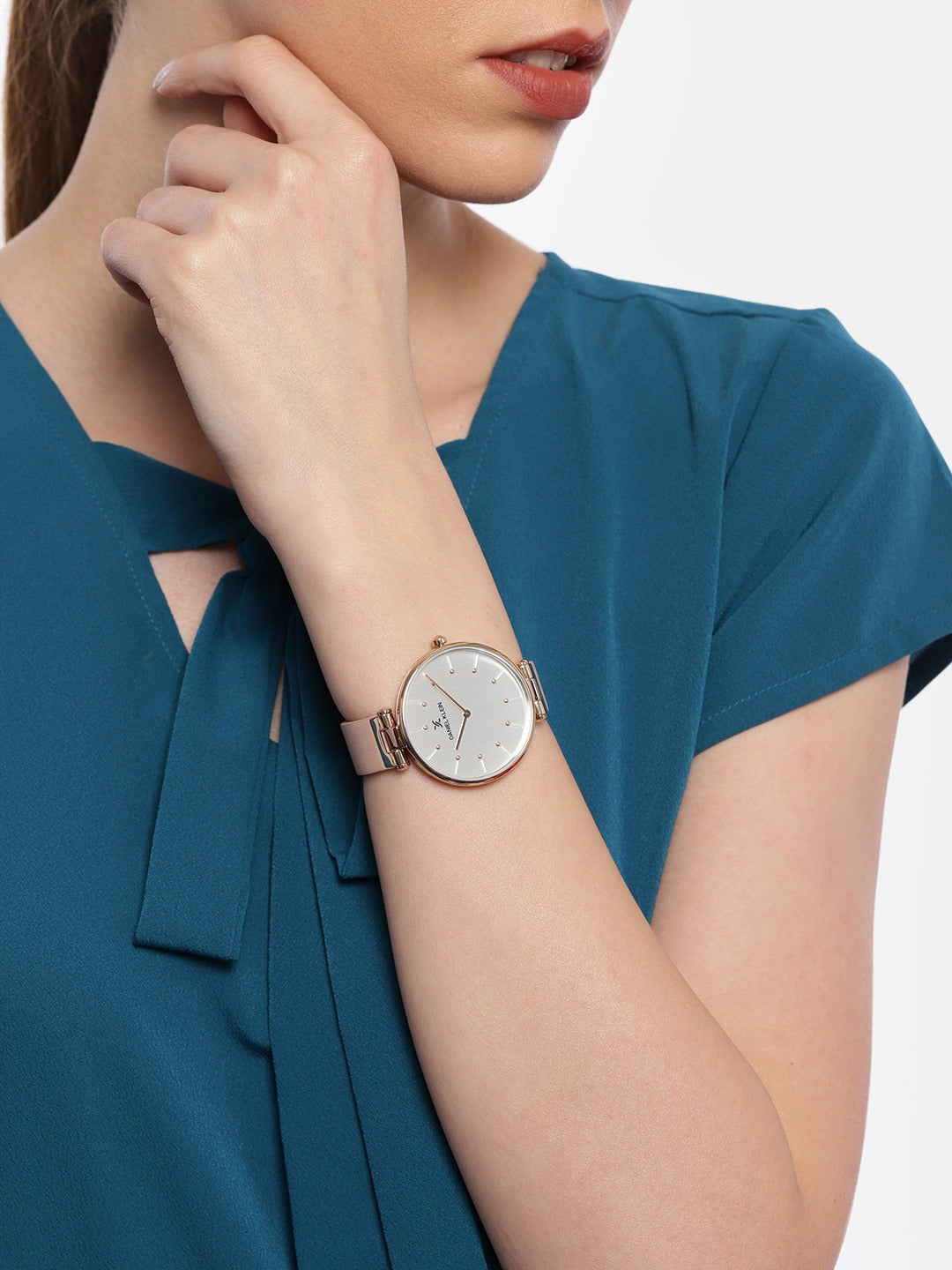 Daniel Klein Premium Women Silver Dial Watch