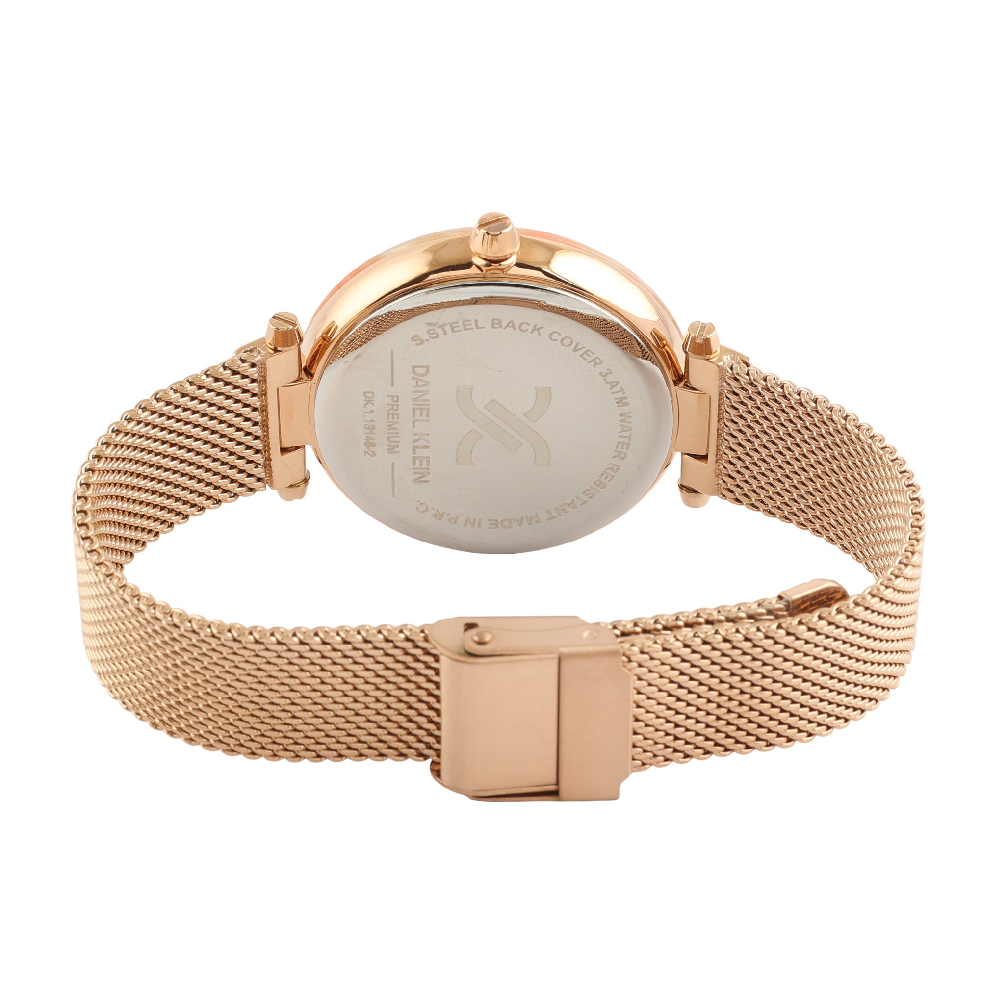 Daniel Klein Premium Women Rose Gold Dial Watch
