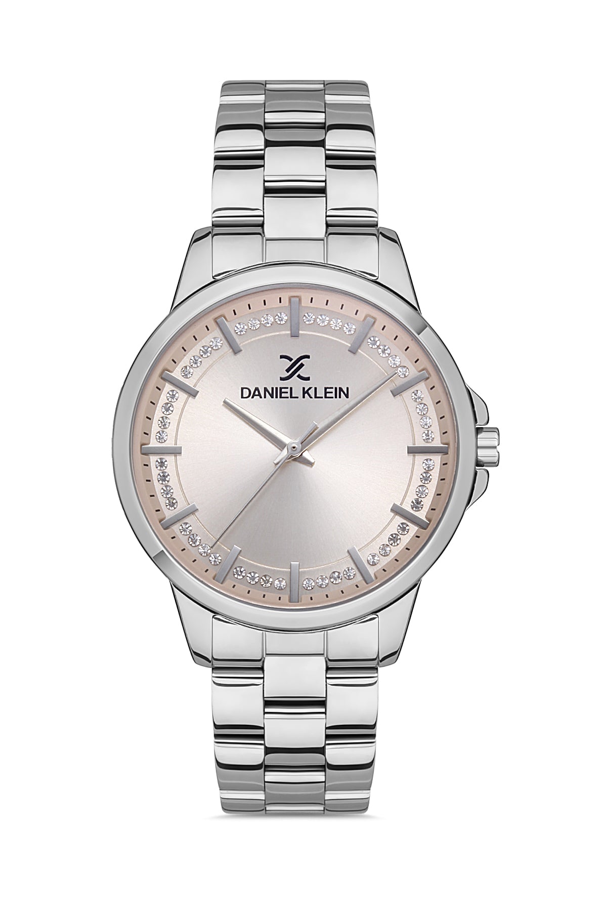 Daniel Klein Premium Women Light Pink - Sunray Dial With Real Index Watch